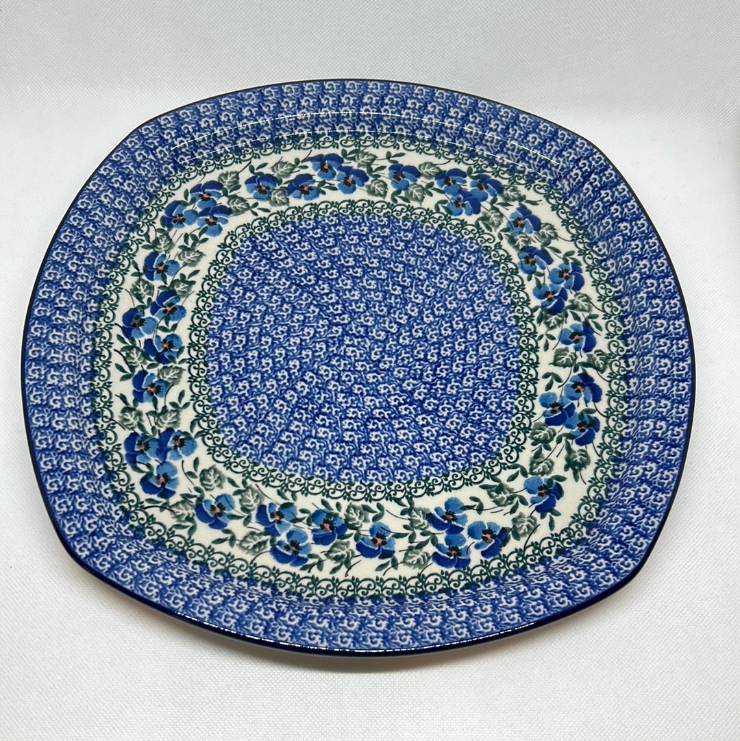 Winter Viola Square Platter