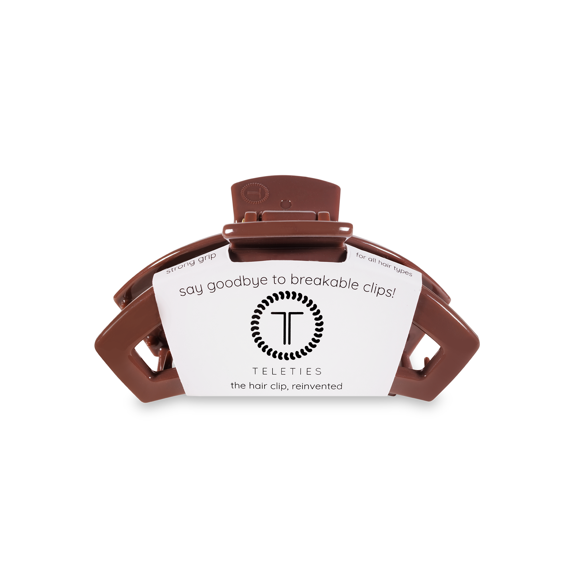 Open Hair Clip | Tiny | Nutmeg