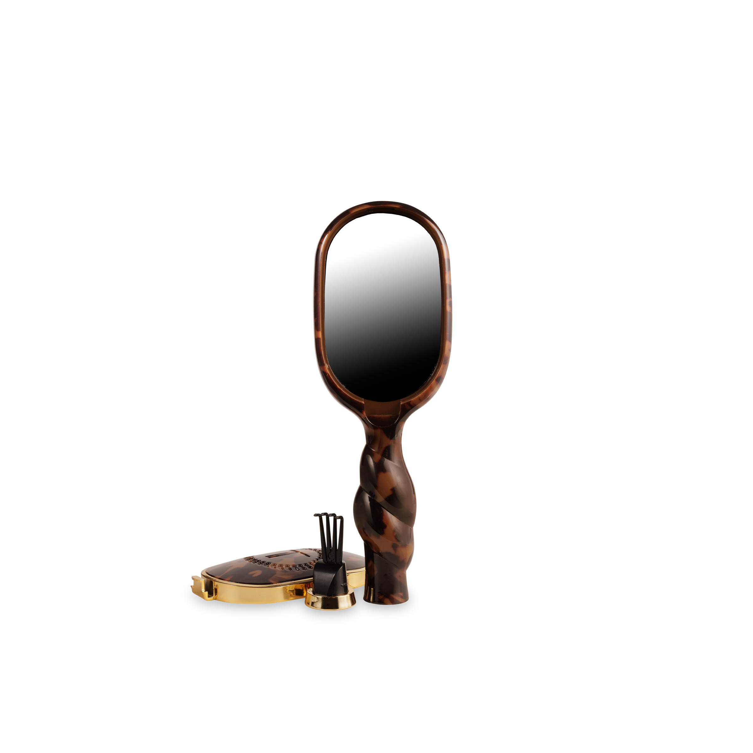 TELETIES - Mini Boar Brush | Tortoise