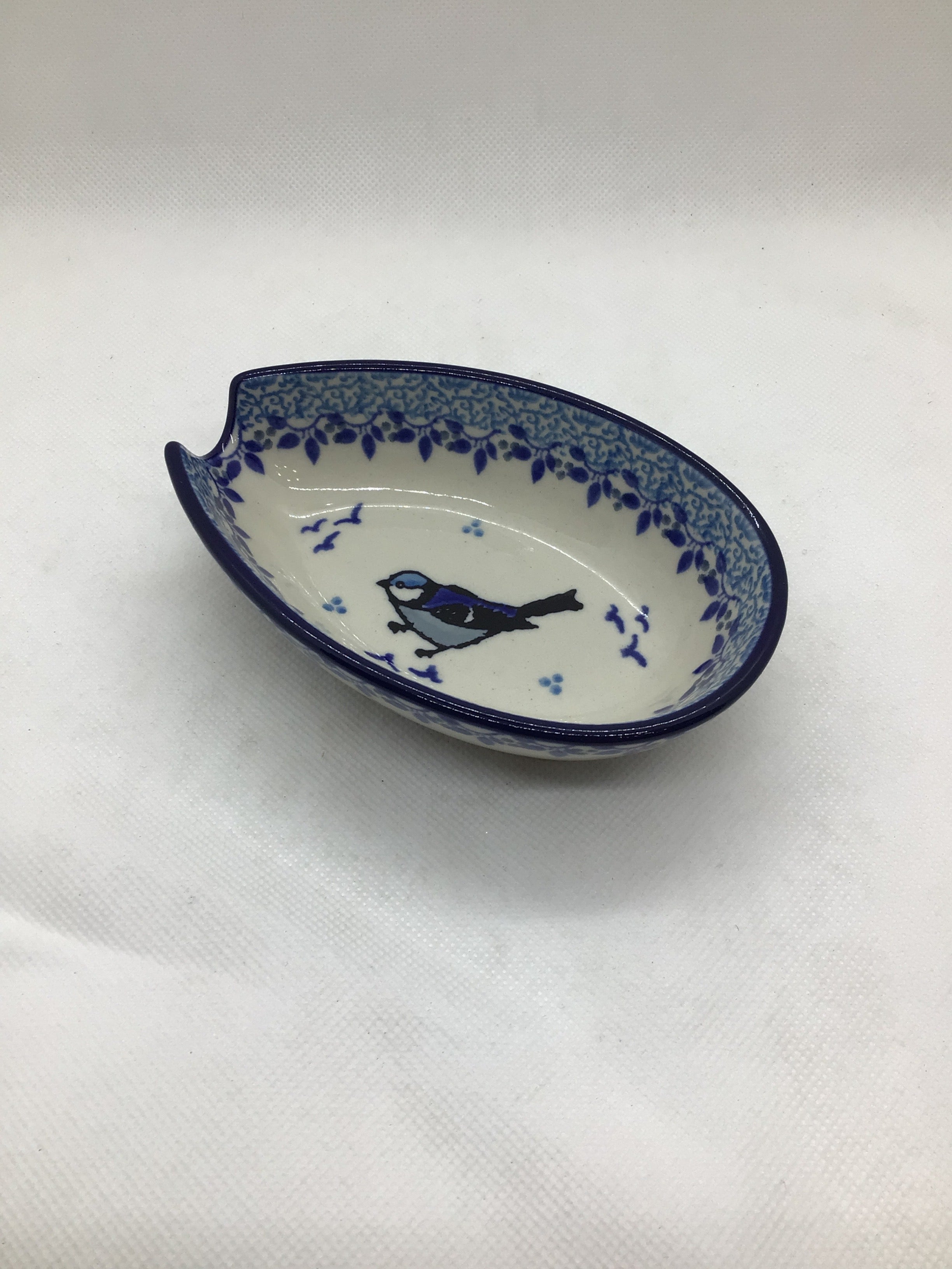 Blue Finch Spoon Rest