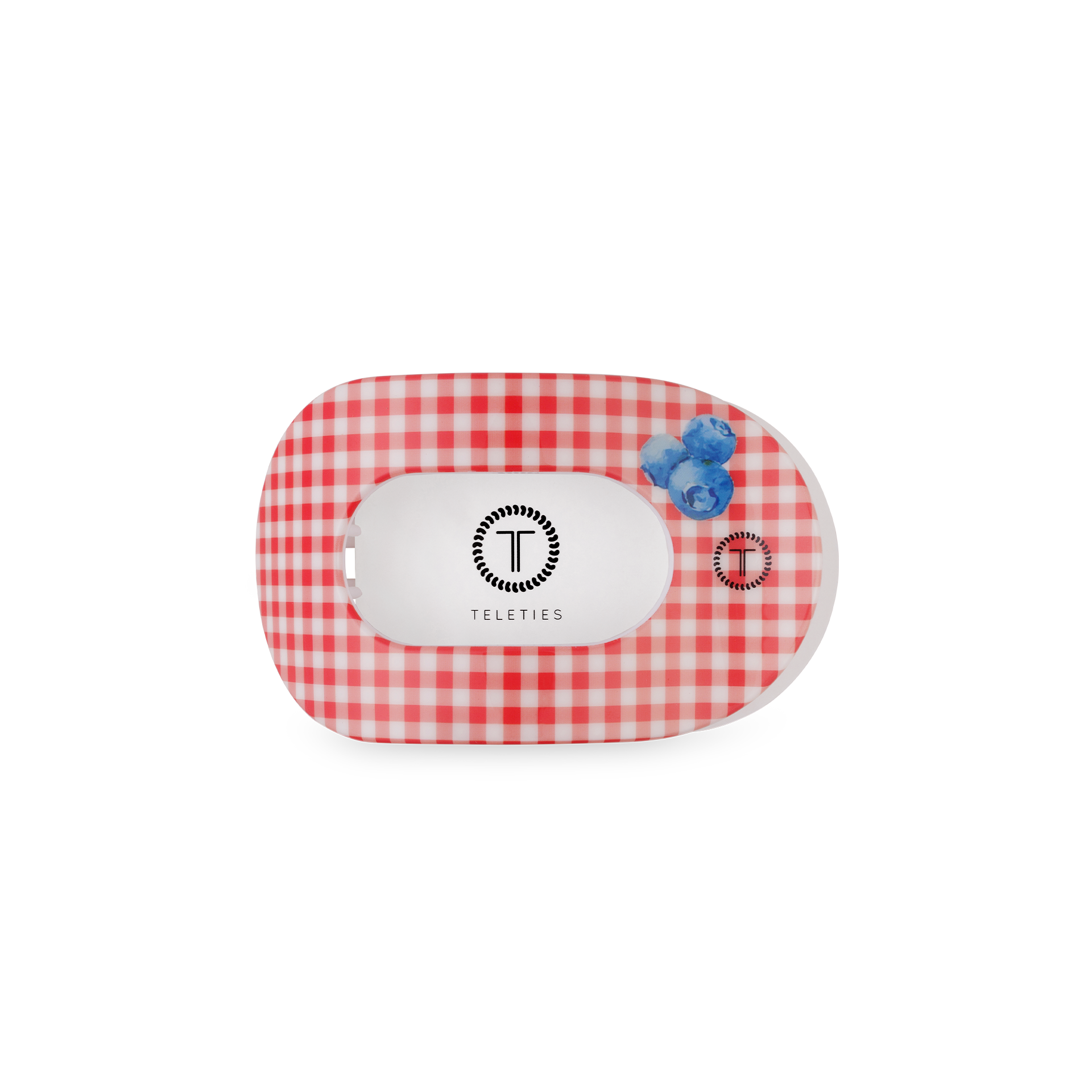 TELETIES - Flat Round Hair Clip | Small | Blueberry Farms
