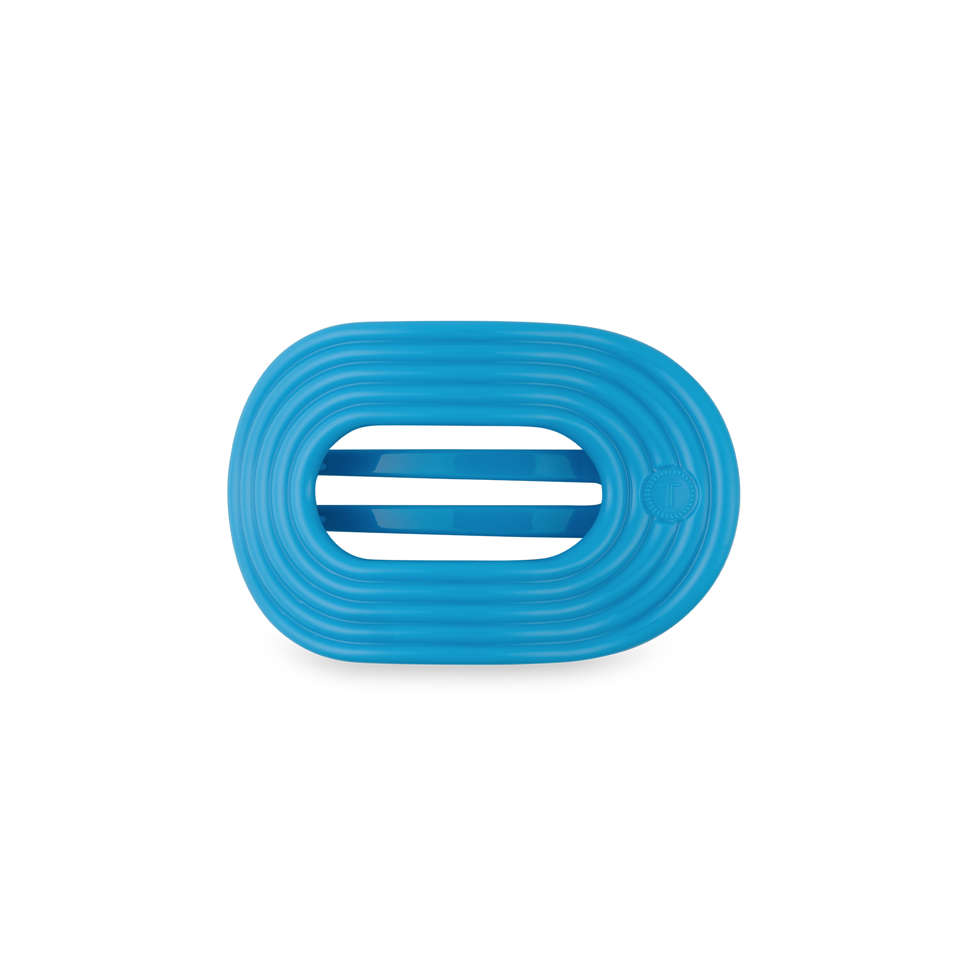 TELETIES - Flat Round Hair Clip | Small | Miami Vice