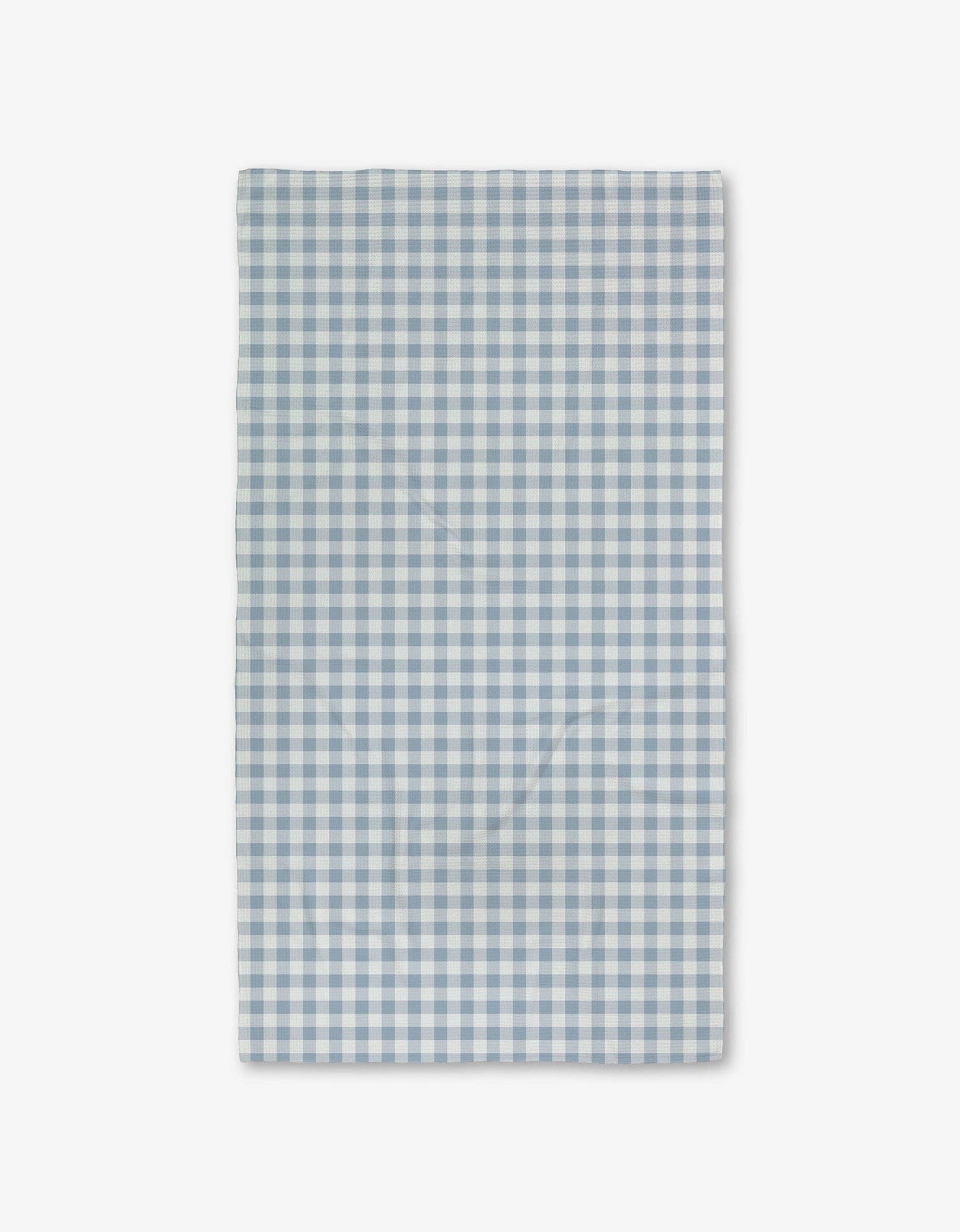 Geometry - Blue Gingham Luxe Bath Towel