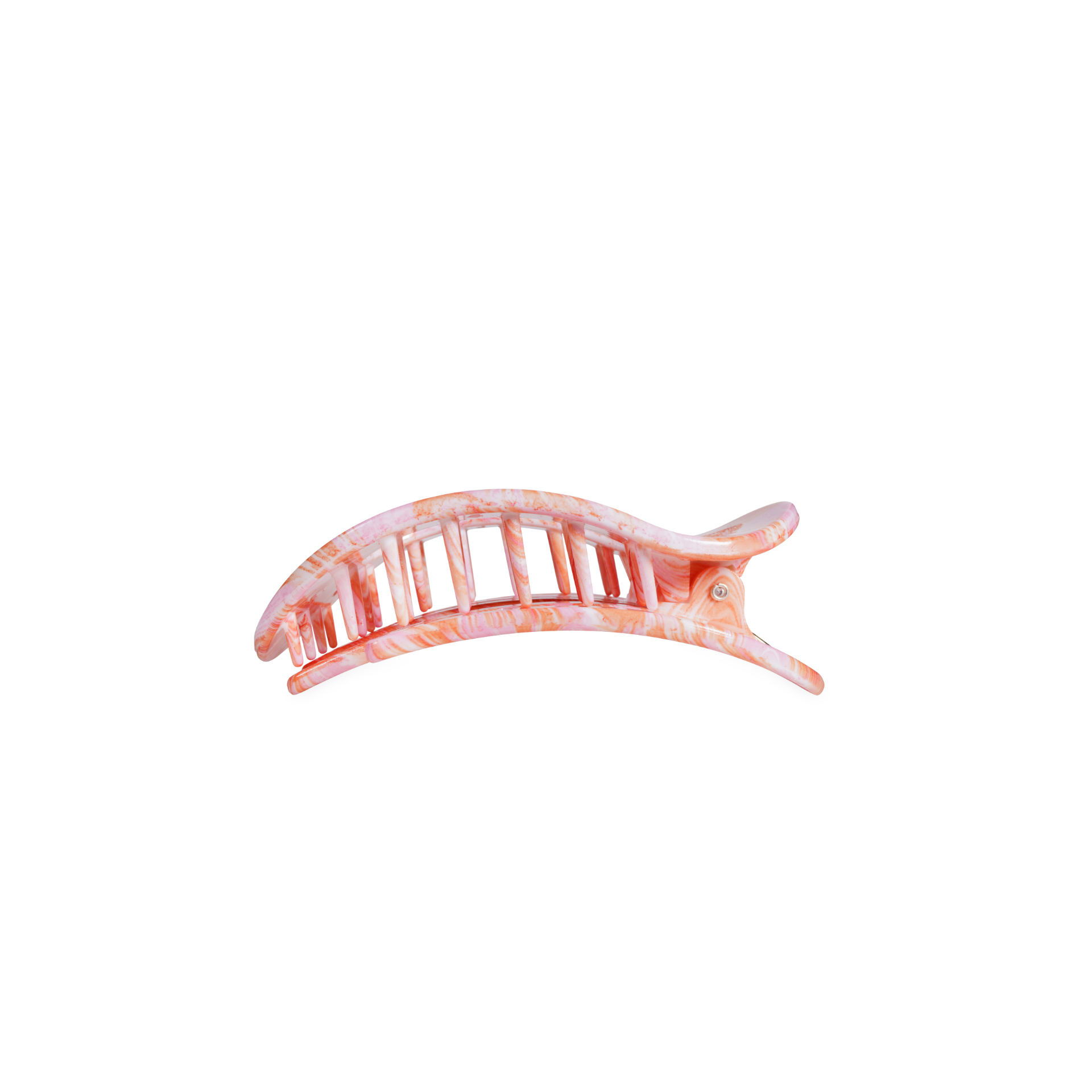 TELETIES - Just Keep Swimming | Small | Flat Round Hair Clip