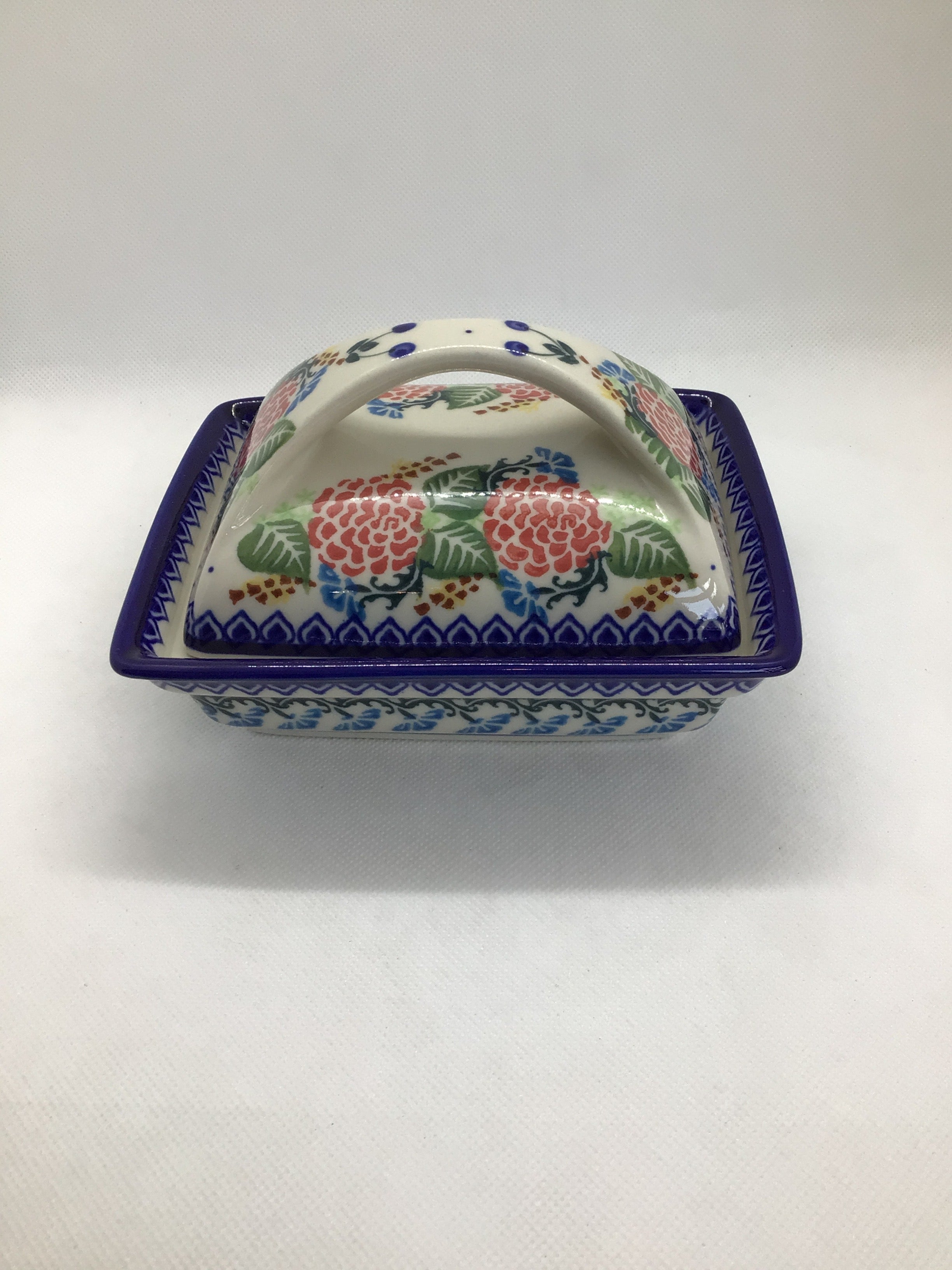 KALICH Charming Carnation Butter Dish