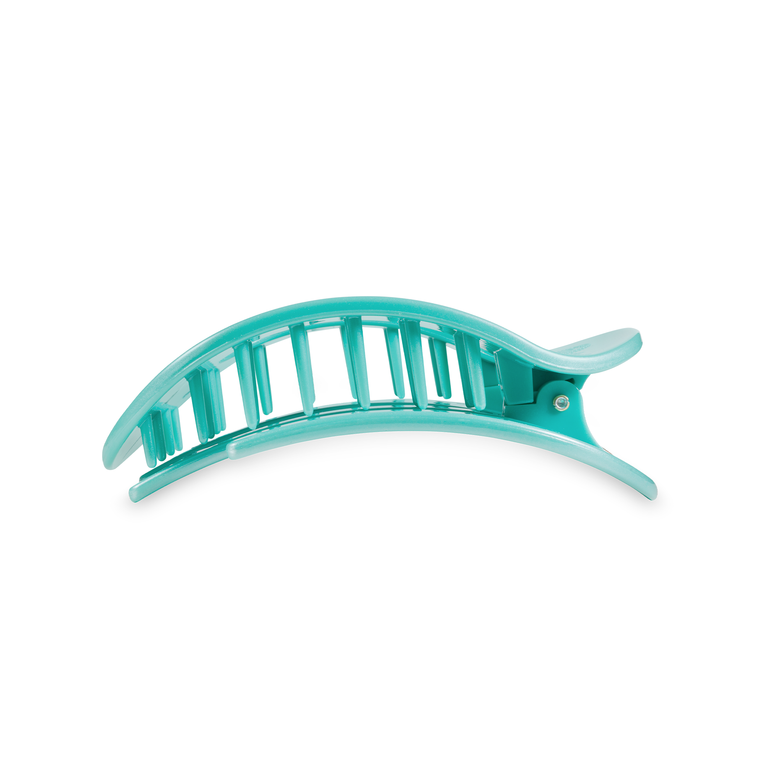 Round Flat Hair Clip | Medium | Totally Turquoise