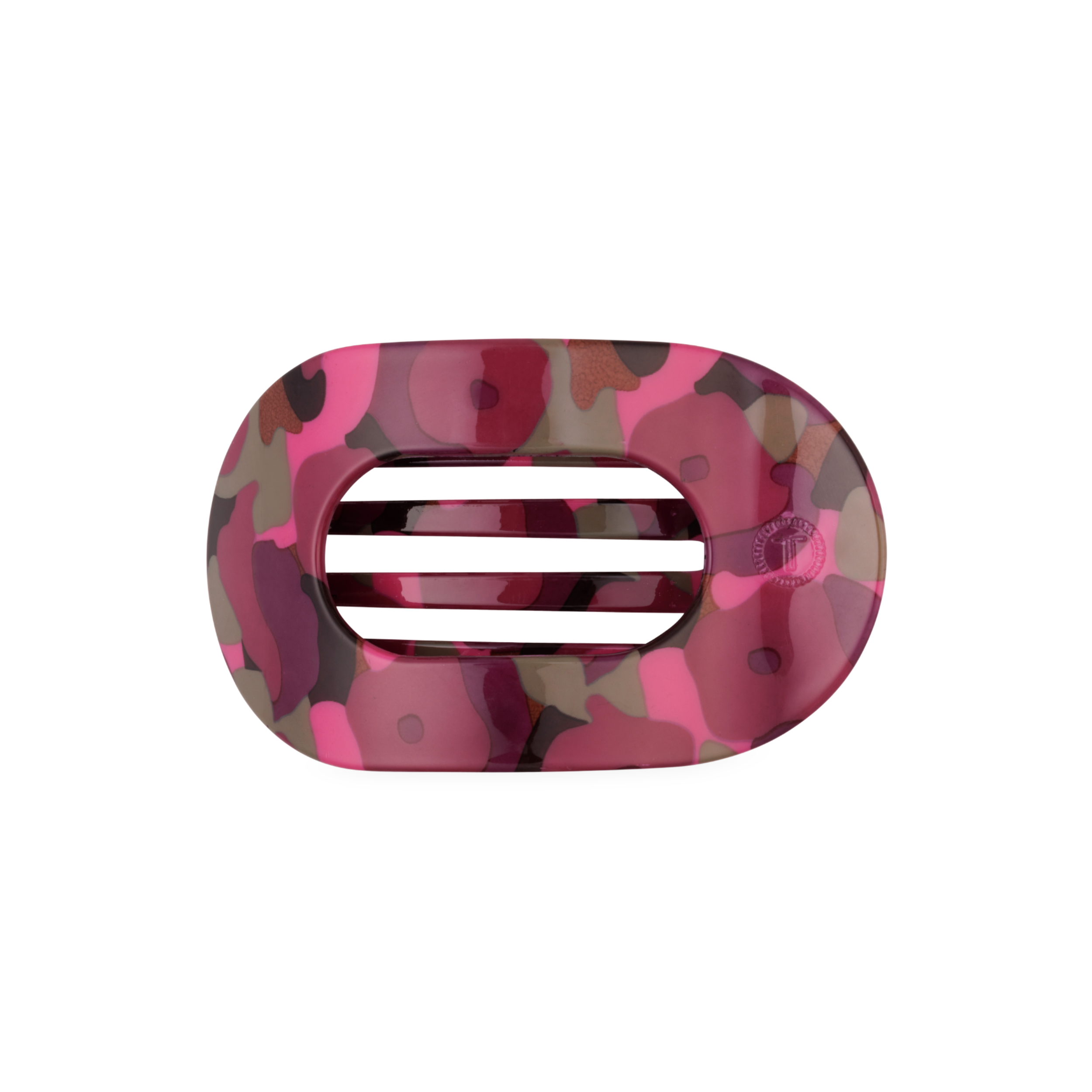 TELETIES - Garden Glam Medium Flat Round Hair Clip