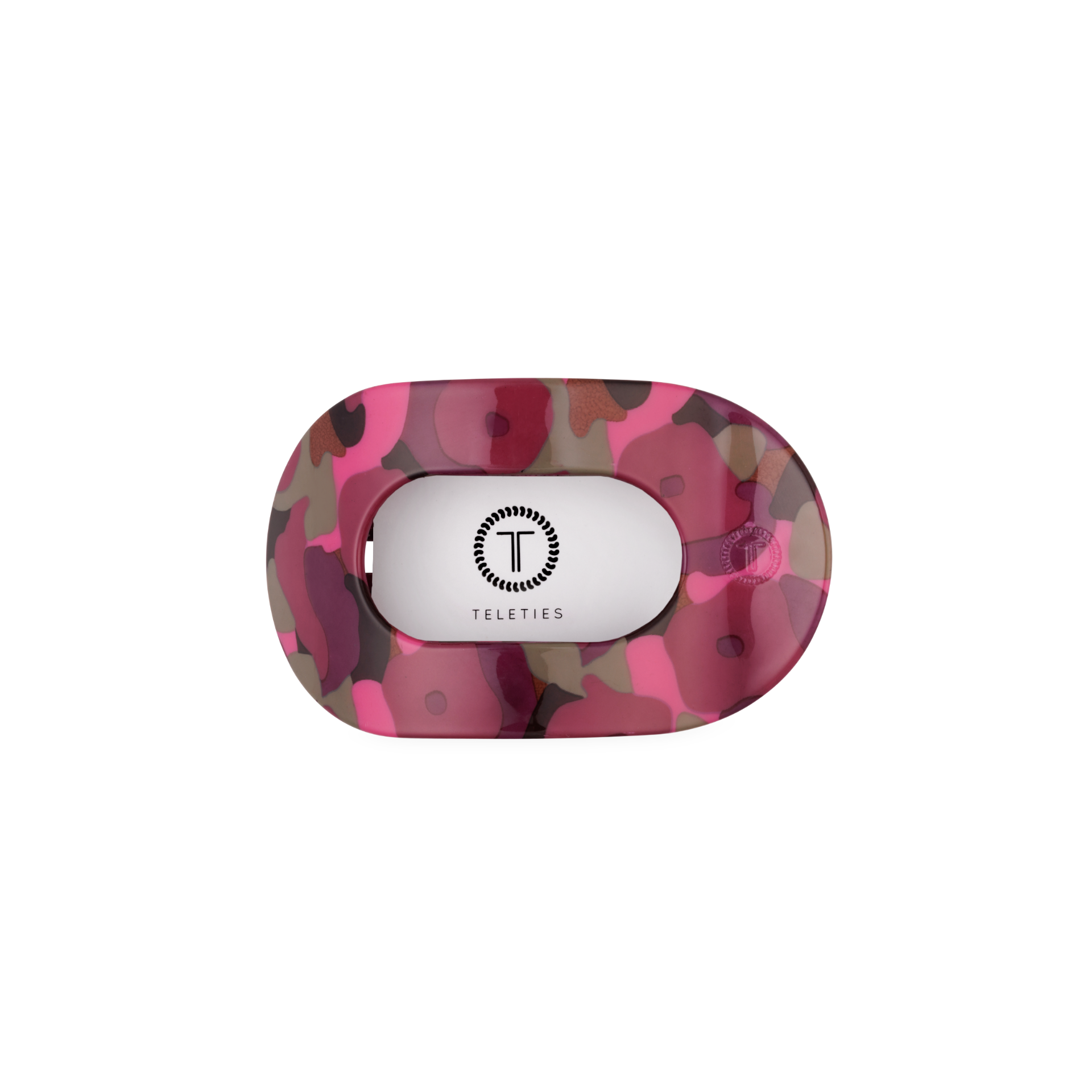 TELETIES - Garden Glam Small Flat Round Hair Clip