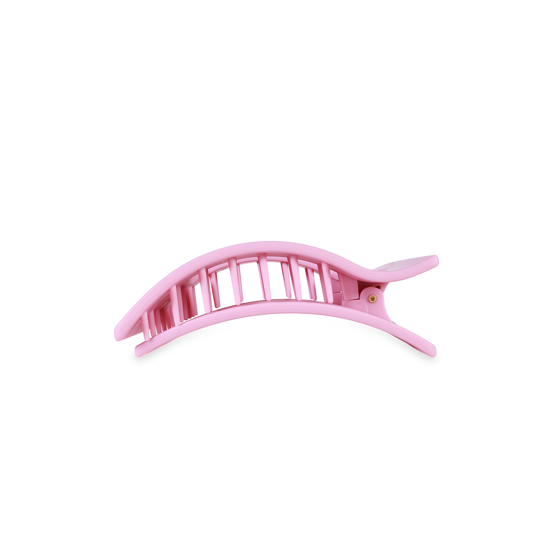 TELETIES - Flat Rectangle Hair Clip | Small | Merry Pinkmas