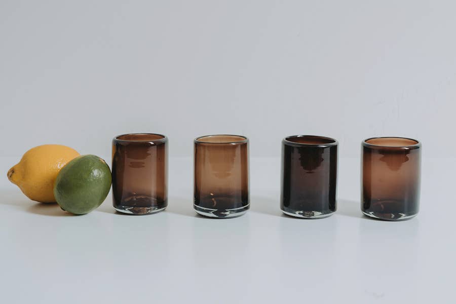 Handblown Shooter Glass - Tamarind