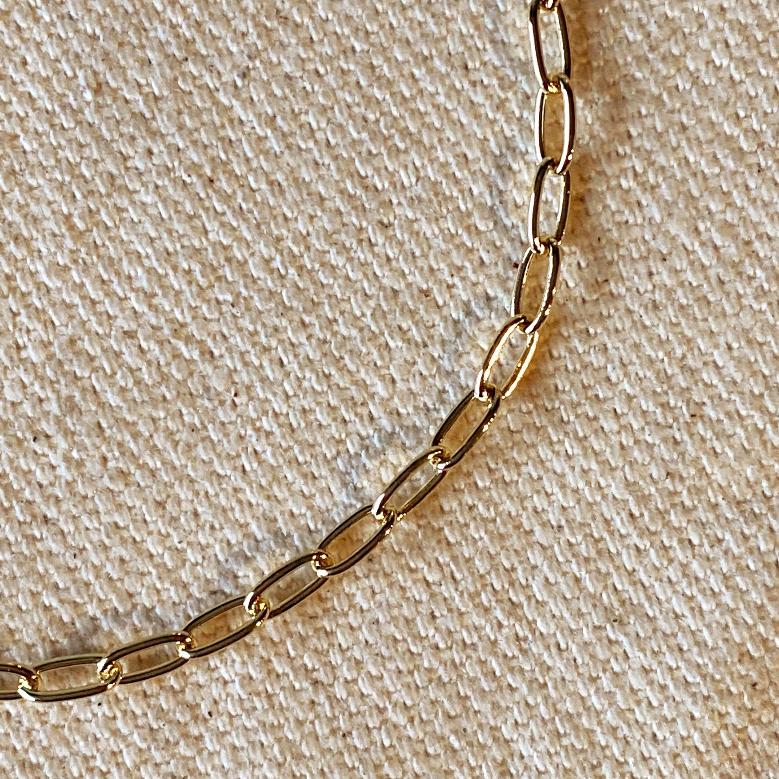 GoldFi - 18k Gold Filled 2.5mm Cable Link Bracelet