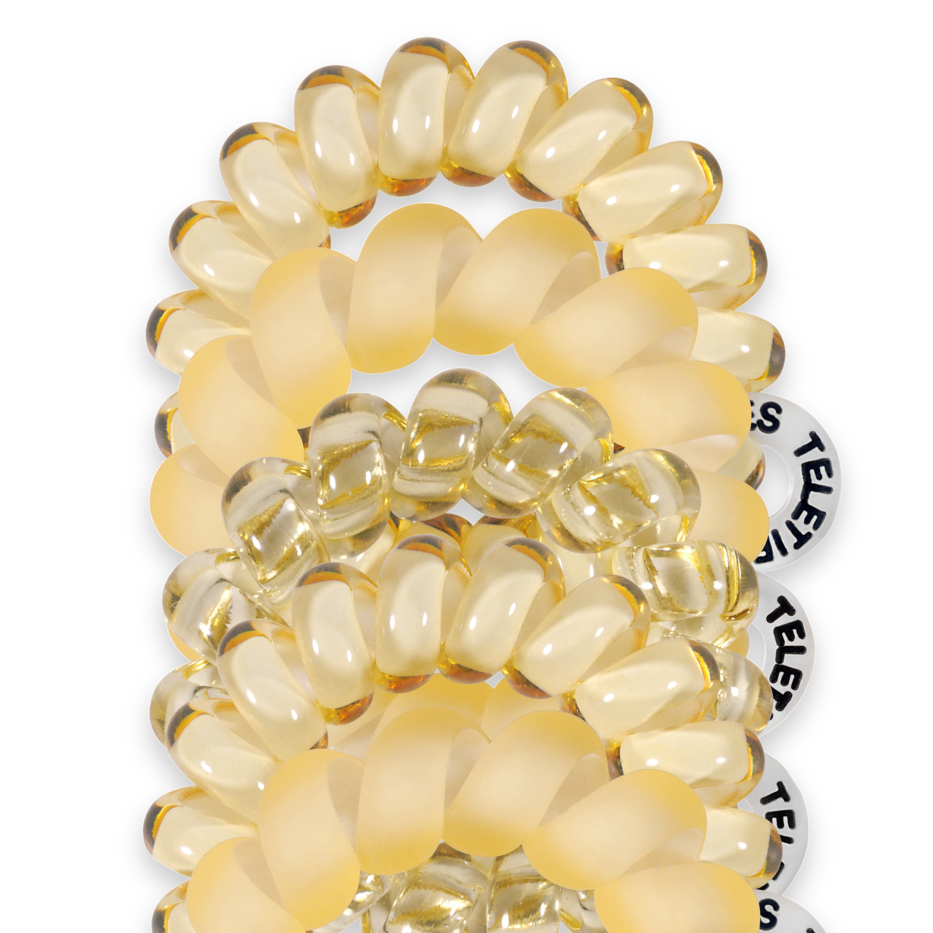 Spiral Hair Coils | Tiny | Butter Yellow Hair Ties