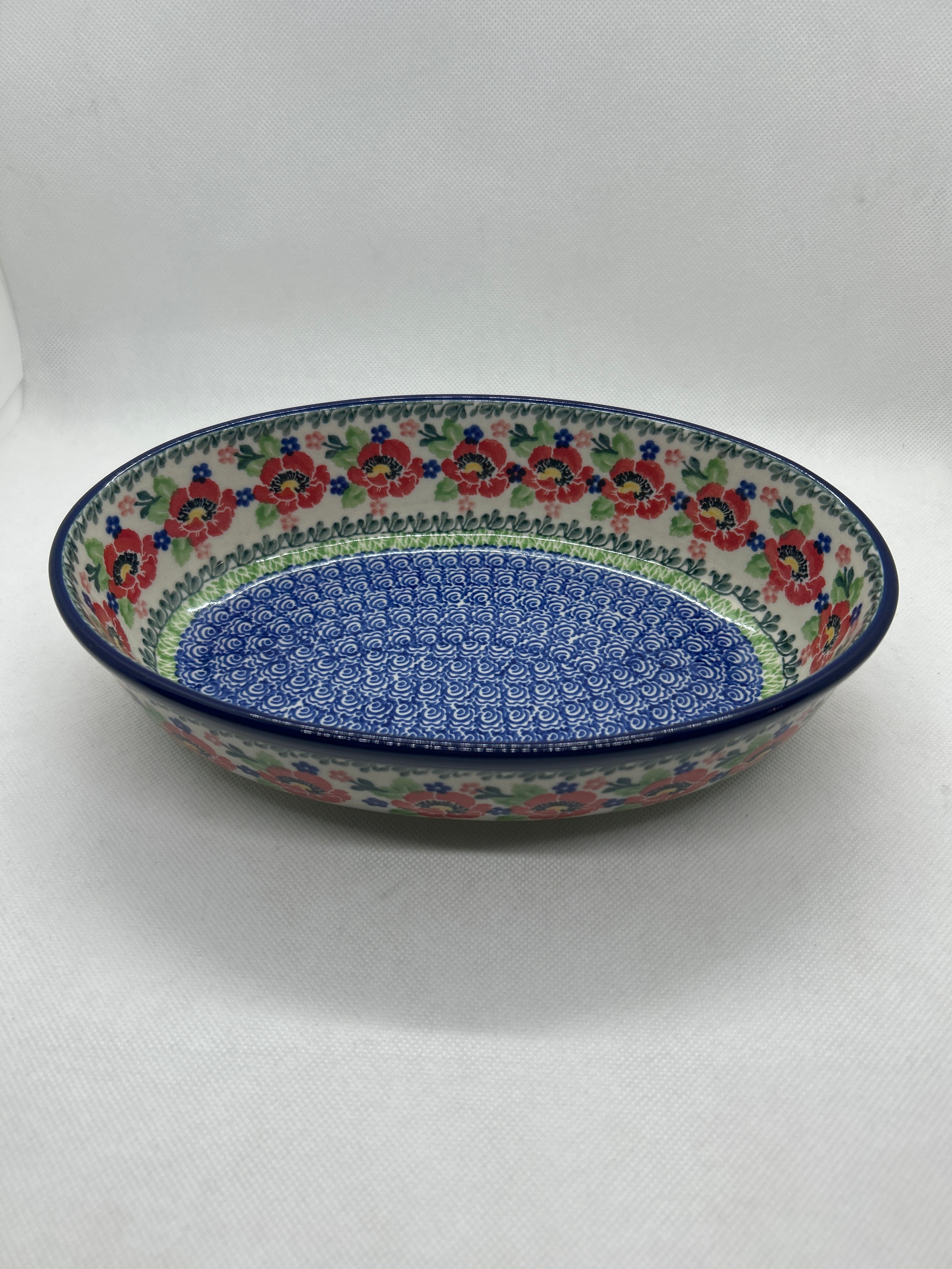 Danish Garden Oval Baker 9.5"