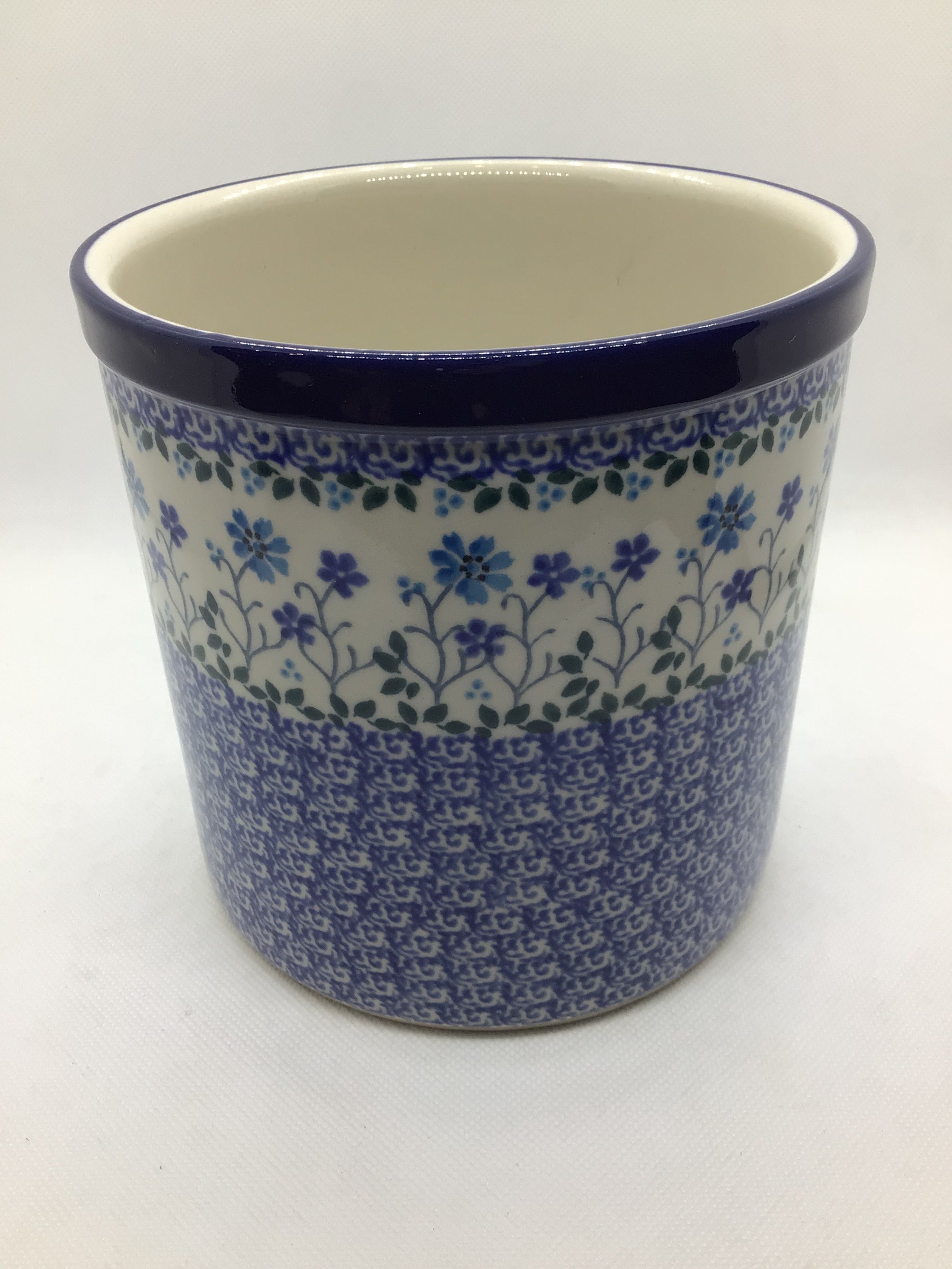Georgia Blue Utensil Pot