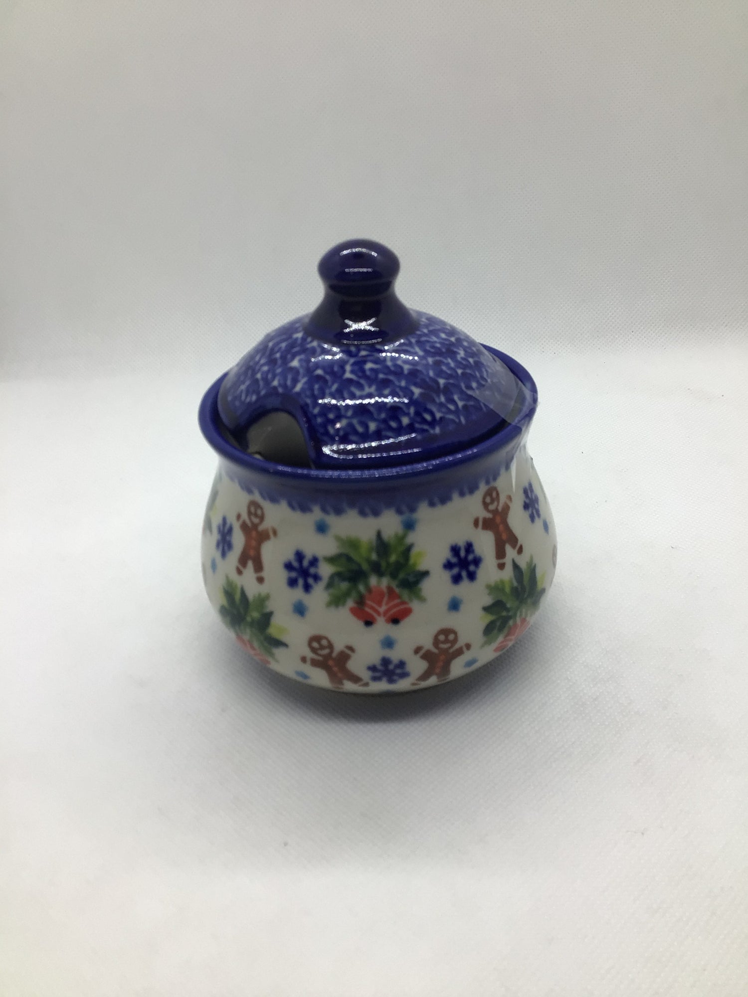 KALICH Gingerbread  & Bells Sugar Bowl