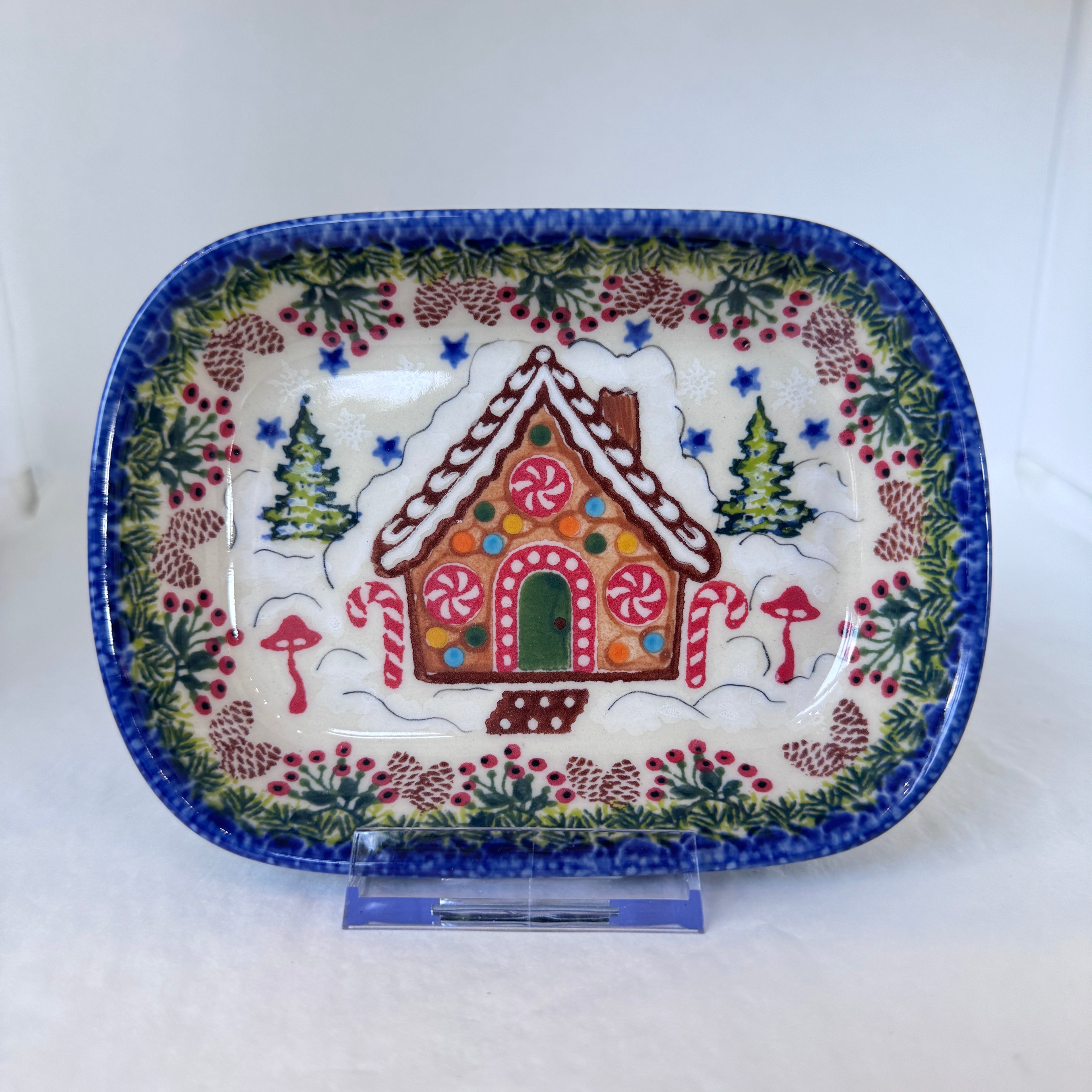KALICH Gingerbread House Butter Tray