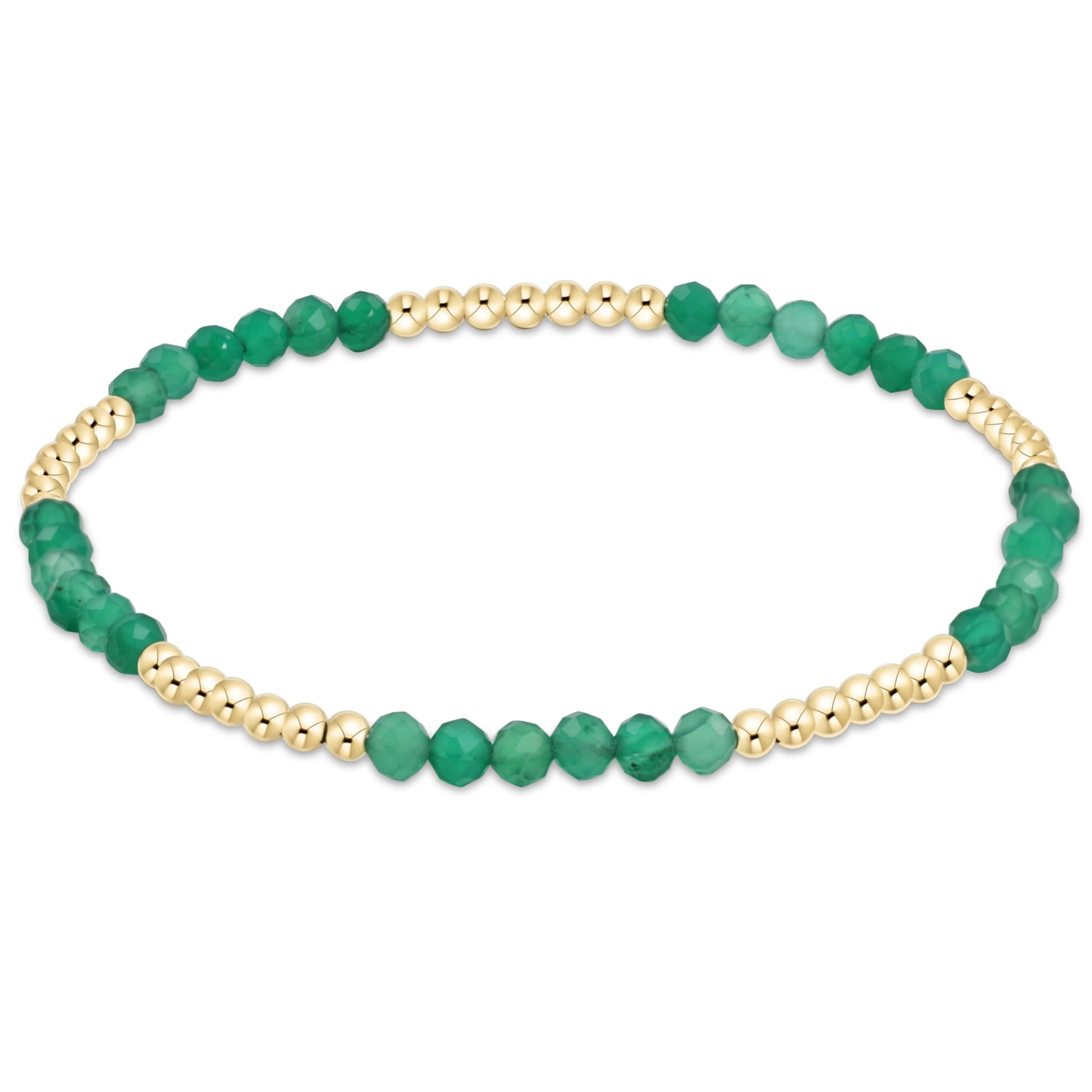Blissful Gemstone-Green Onyx