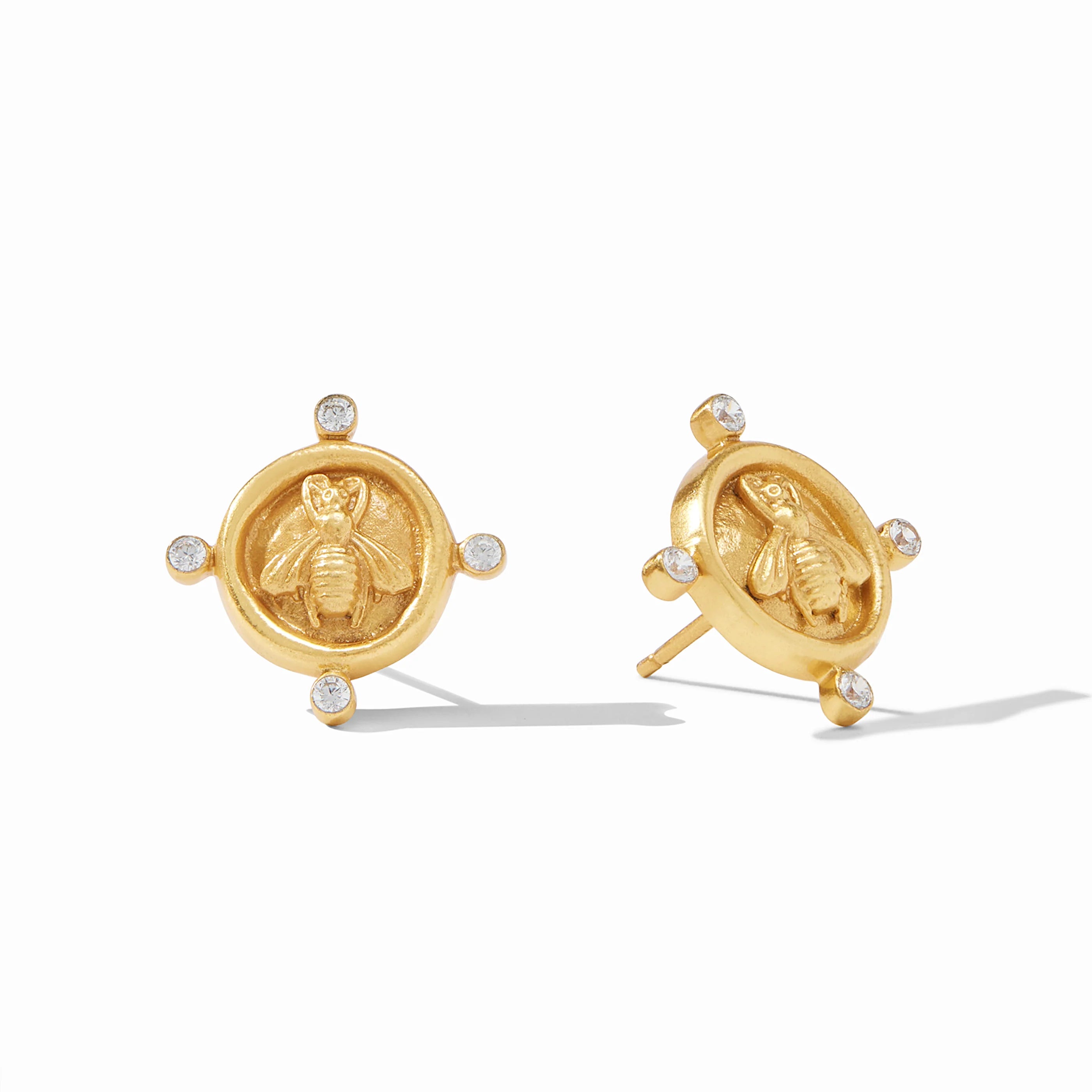 Bee Cameo Stud- CZ