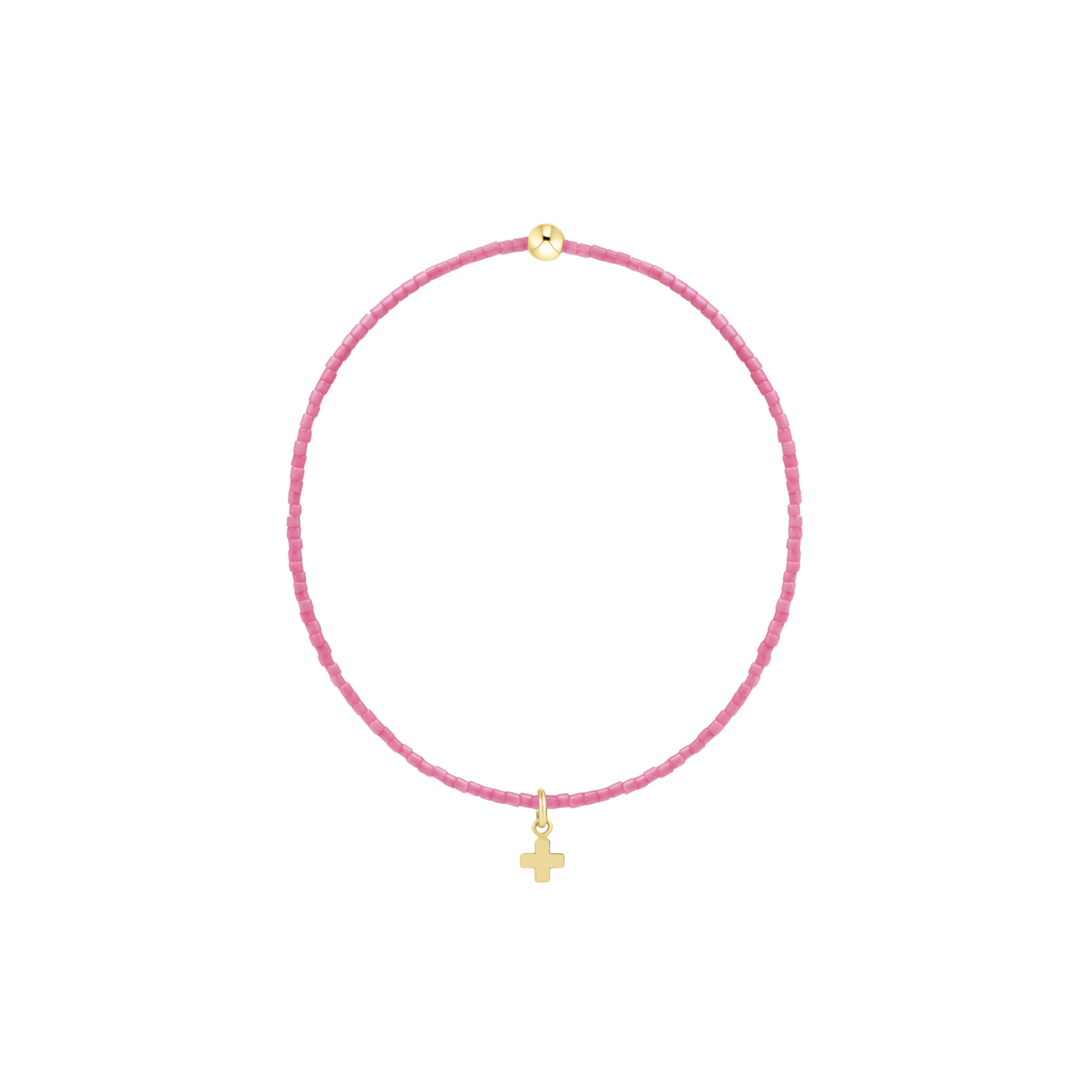 Hope Classic Cross Charm Bubblegum