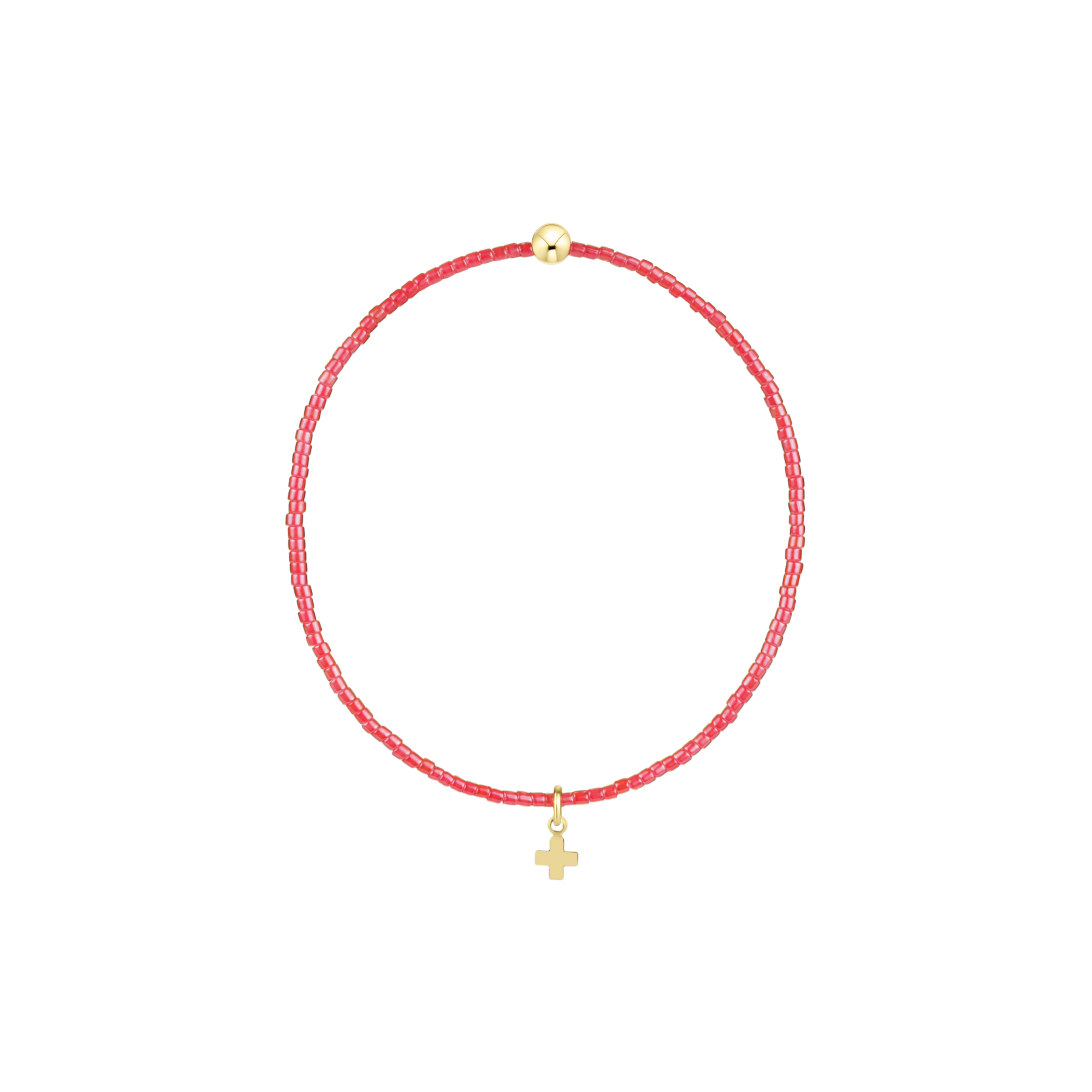 Hope Classic Cross Charm Sherbert