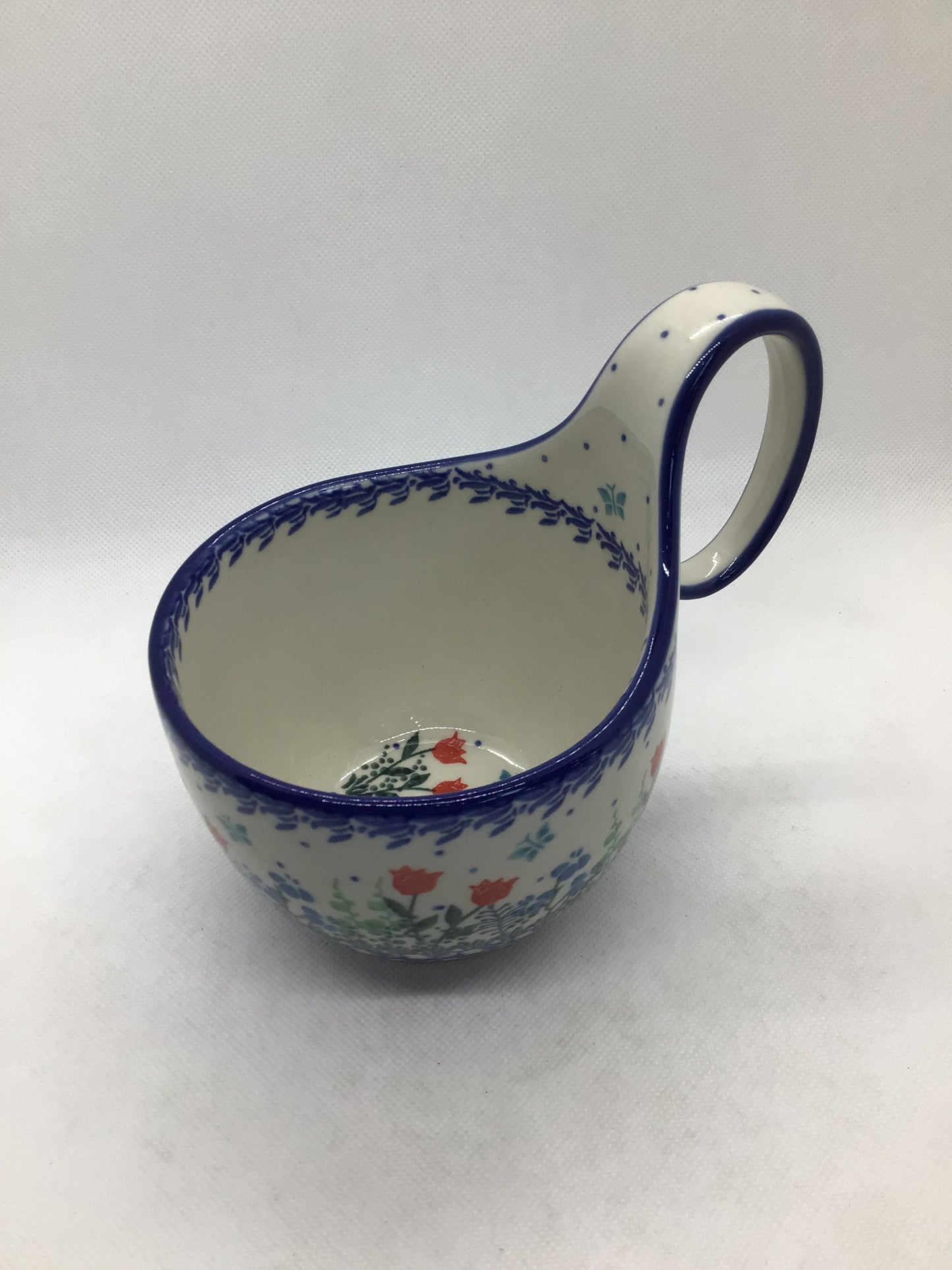 Tilly Tulip Bowl w/Loop Handle