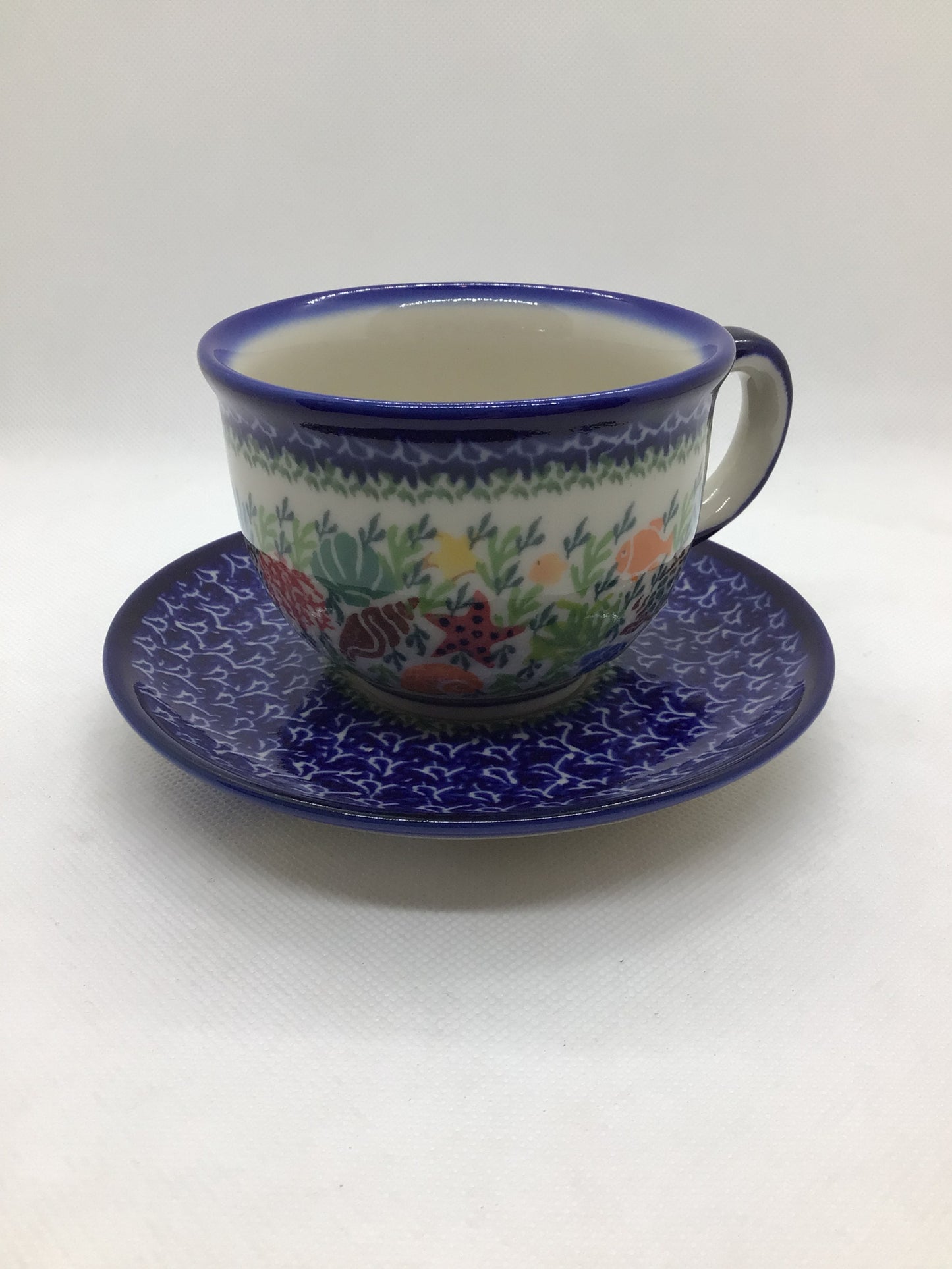KALICH Under The Sea Tea Cup & Saucer