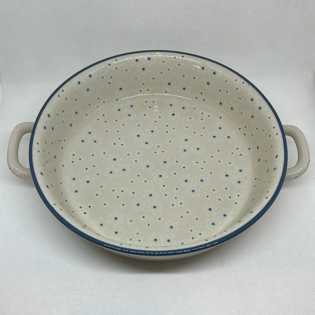 Clarity Round Baker w/ Handles 10"