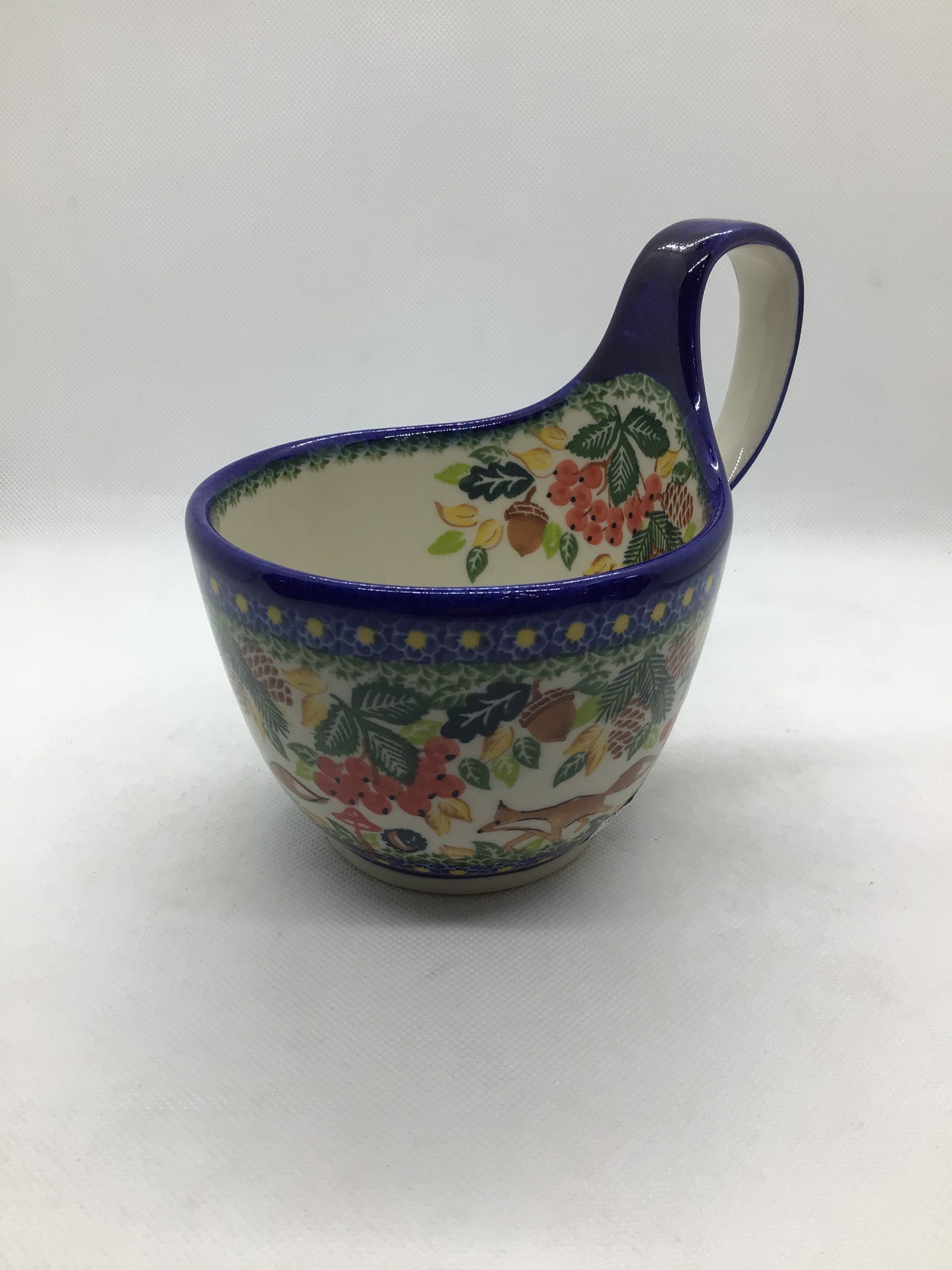 Fall Bowl with Loop Handle