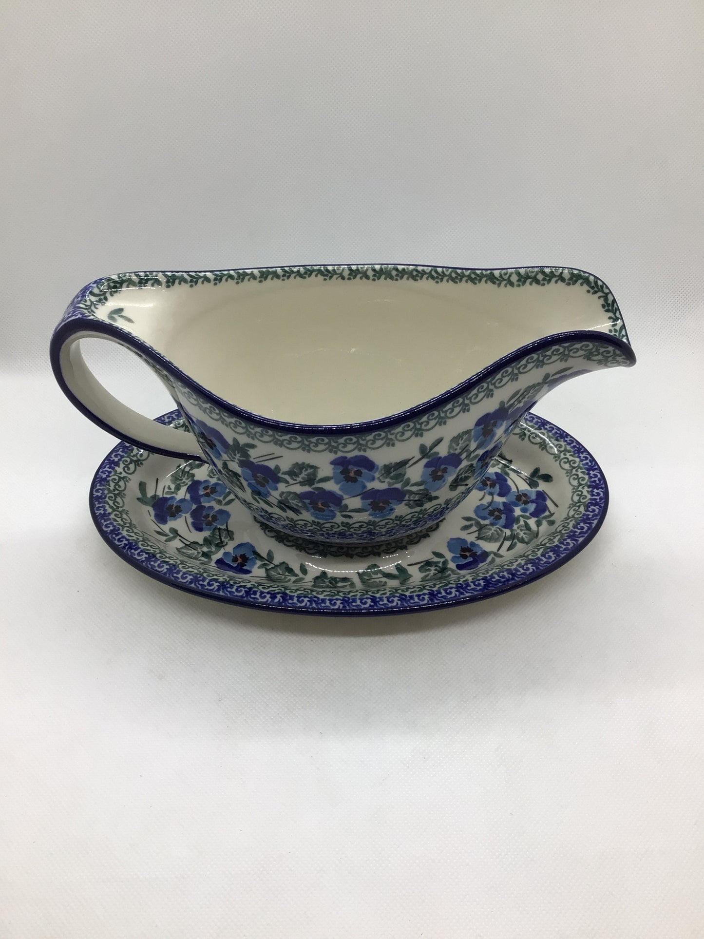 Winter Viola Gravy Boat