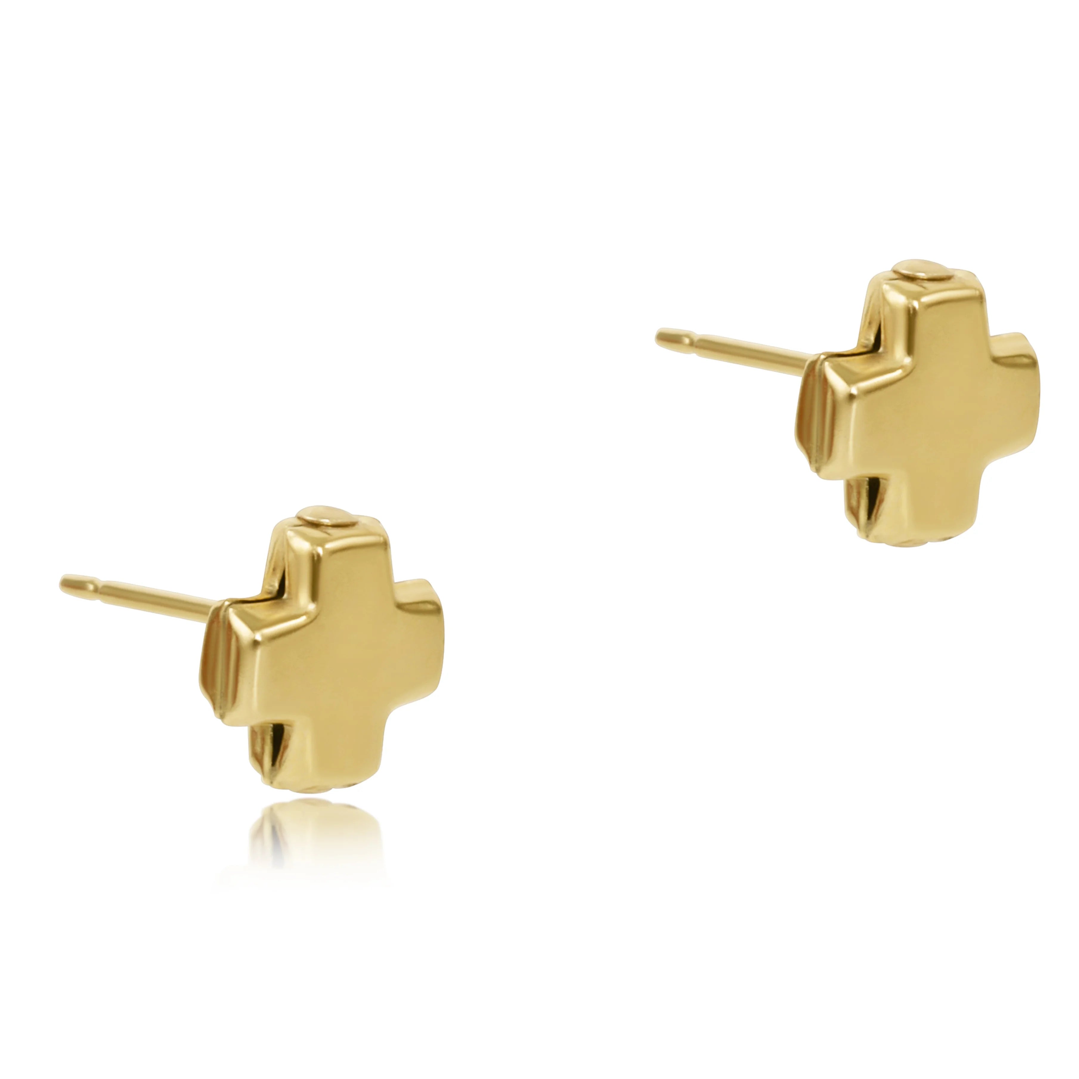 Signature Cross Gold Stud