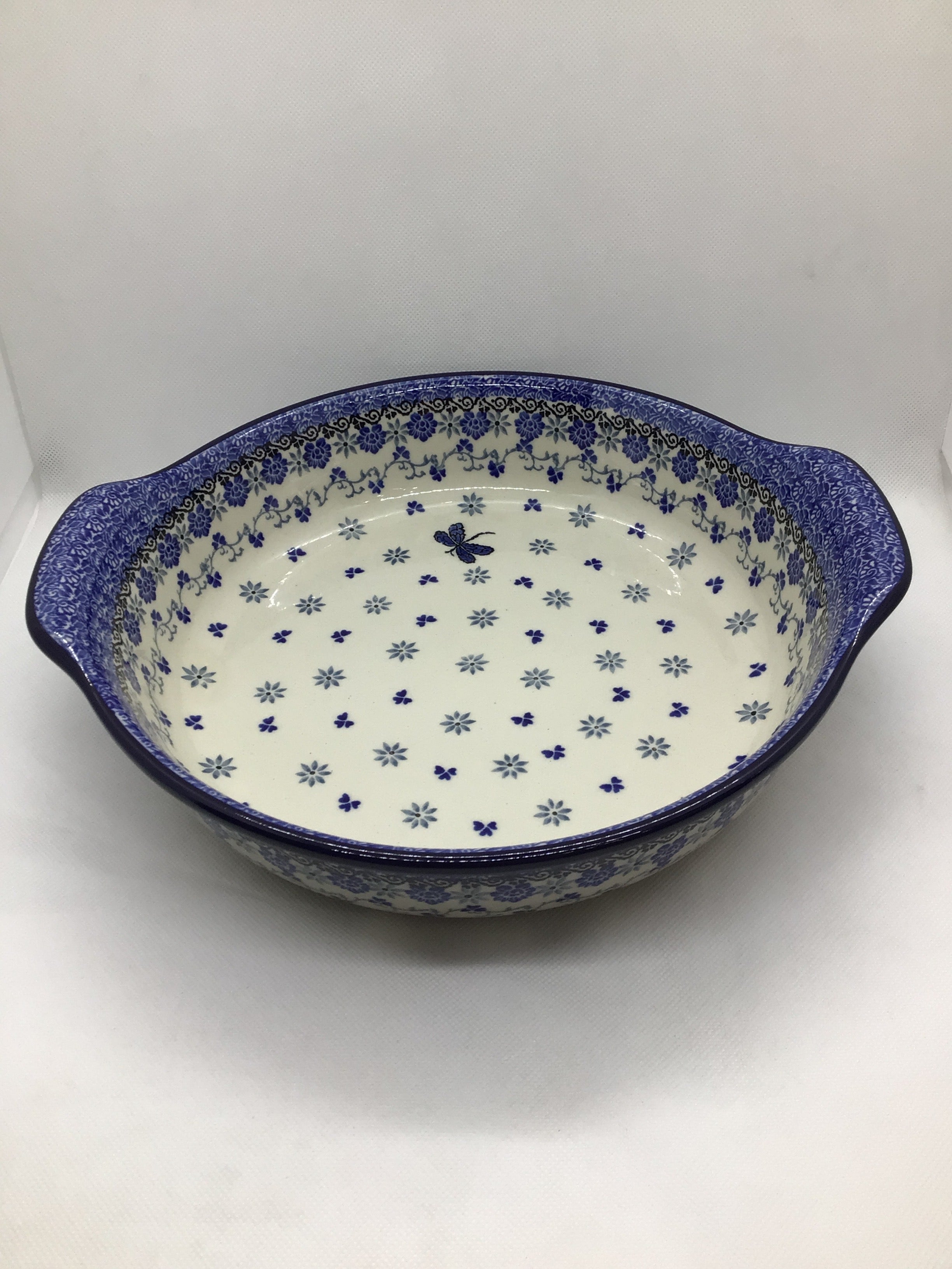 Dragonfly Round Baker w/Grips 10"