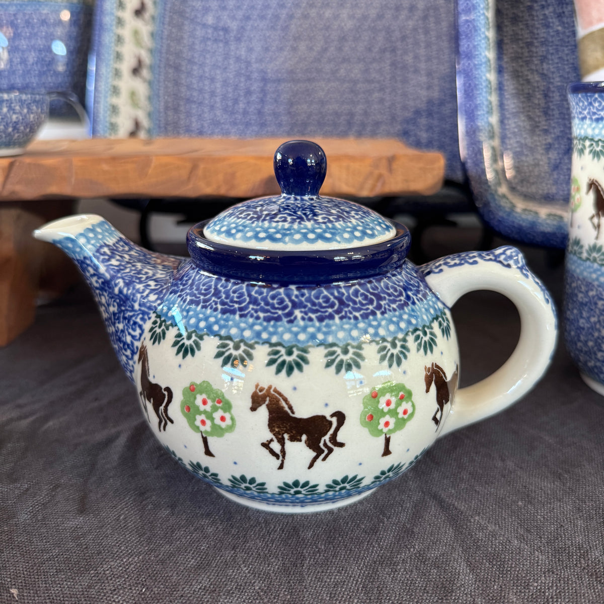 Brown Horse Teapot 12oz