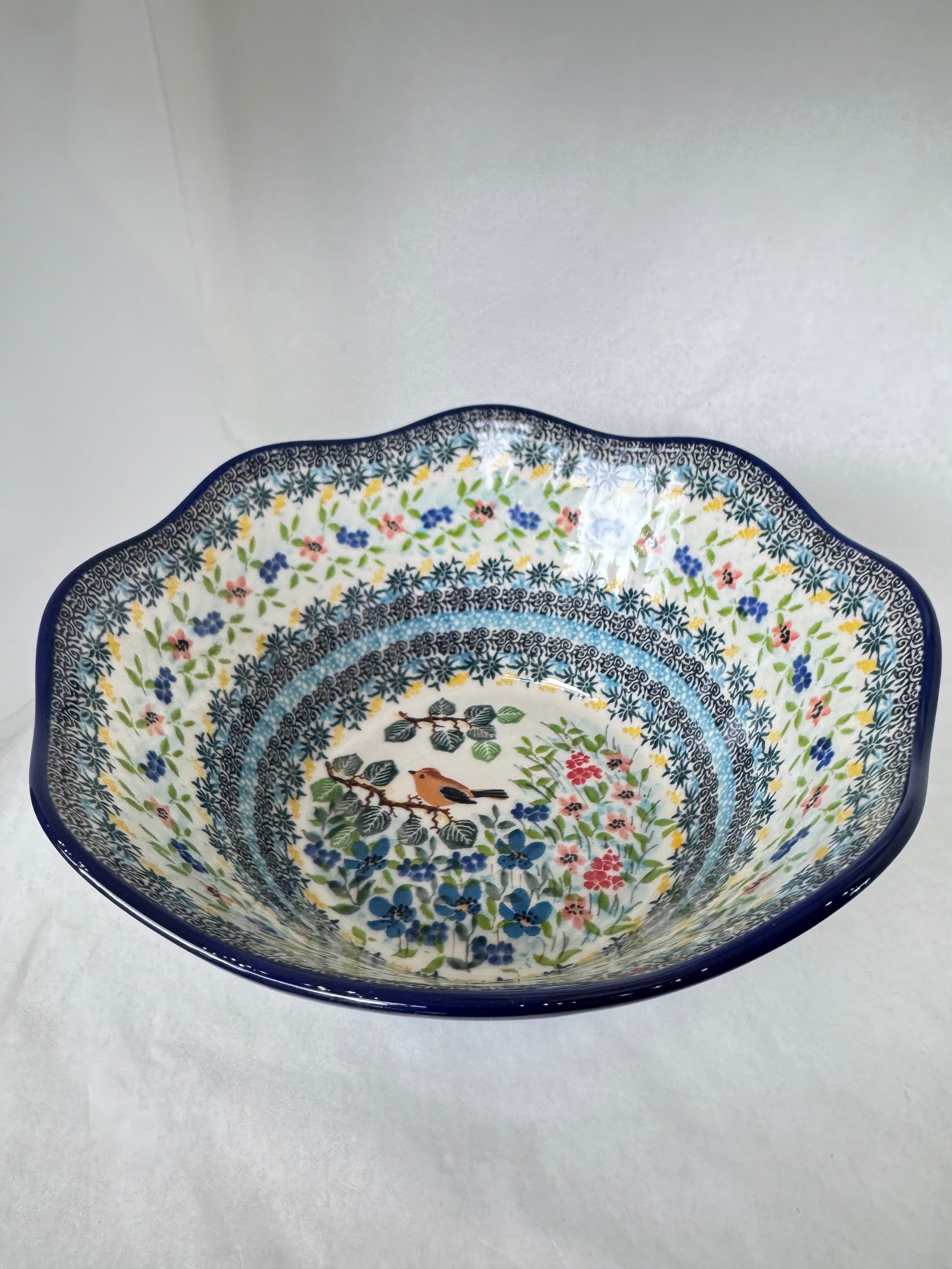 U5098 Wavy Edge Bowl 10"