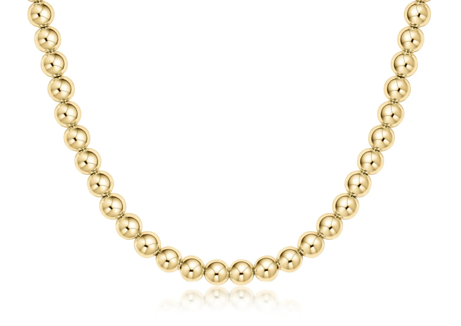 Gold Beaded 6mm Choker 15"