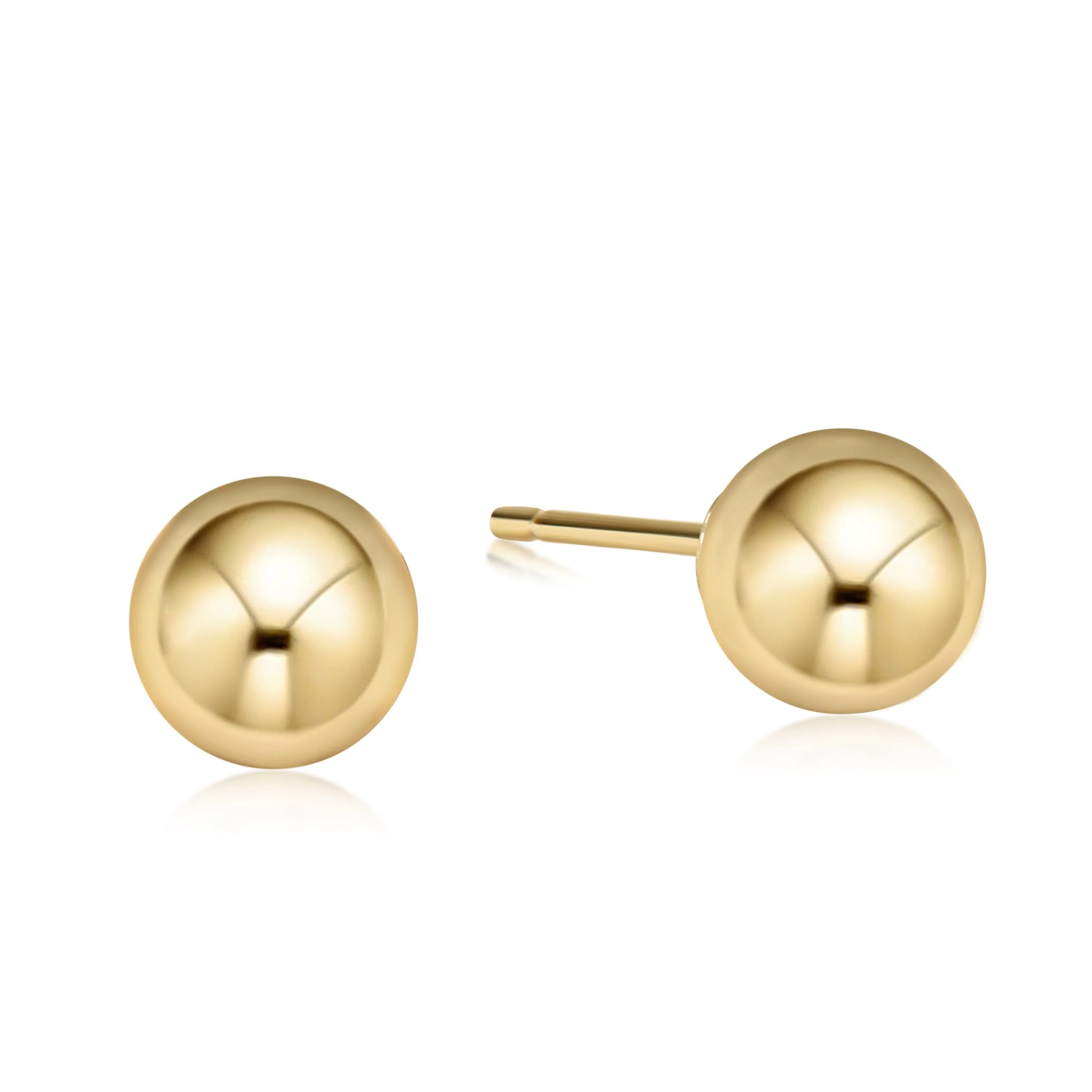 Classic Gold Ball Stud