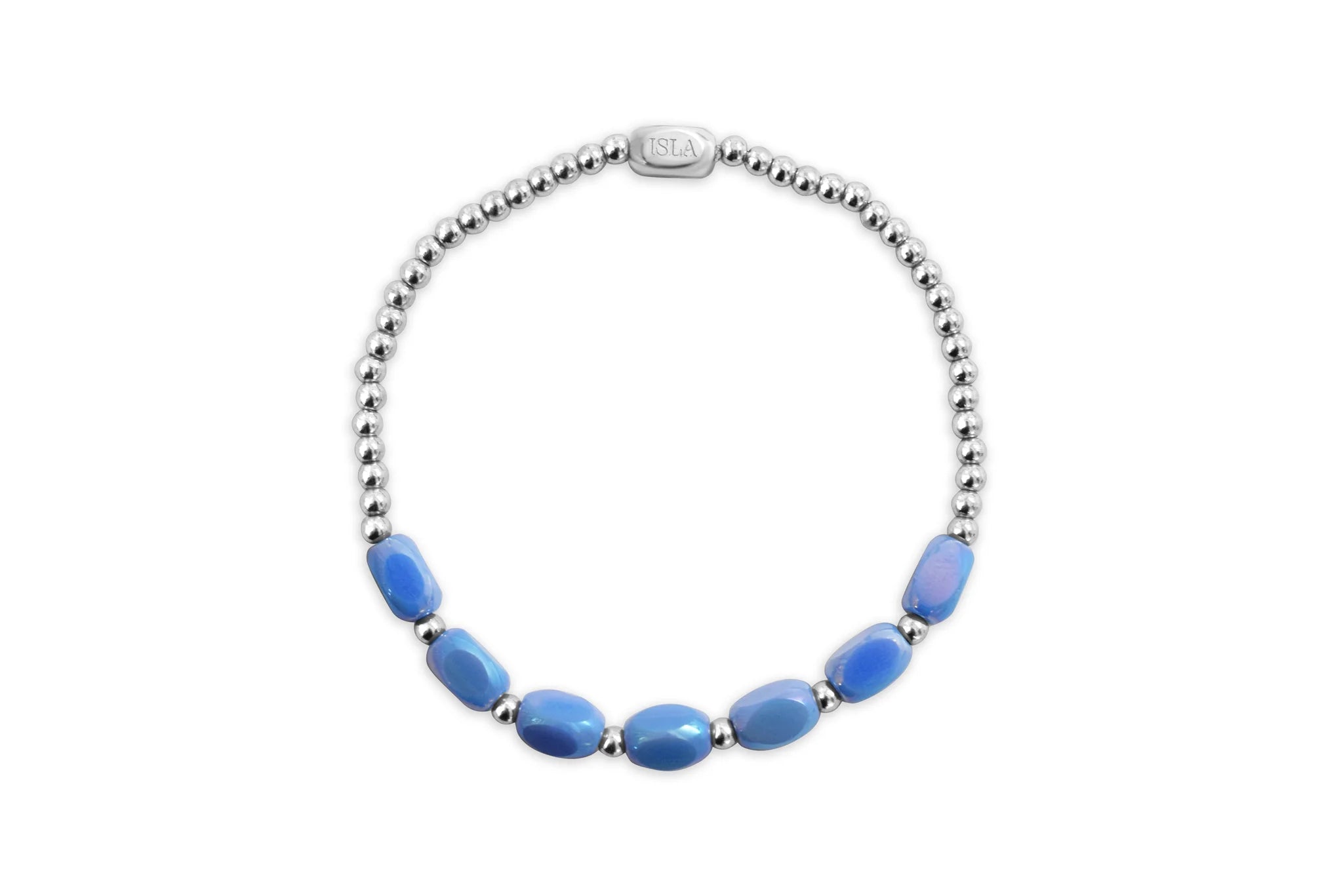 24/7 Stretch - Pop of Color - Meet Me Halfway - Periwinkle Water - PVD Steel