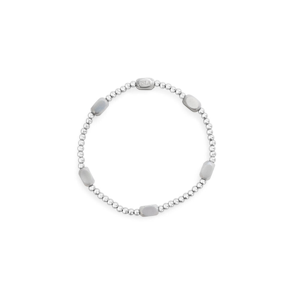 24/7 Stretch - Pop of Color - Here & There - Glacier Grey