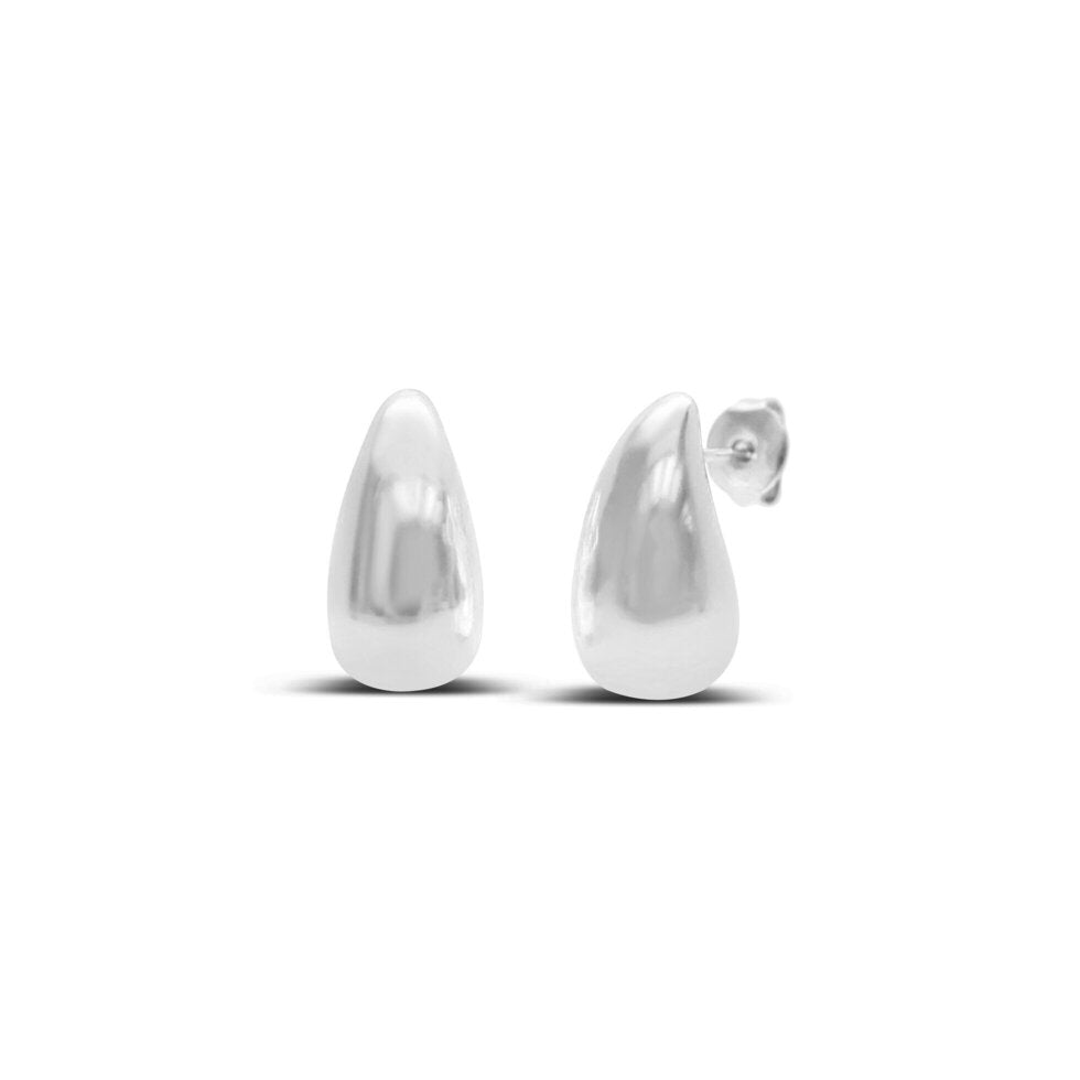 Water Droplet Stud Earring