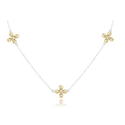 Choker 17" Sterling and Mixed Metal Collection