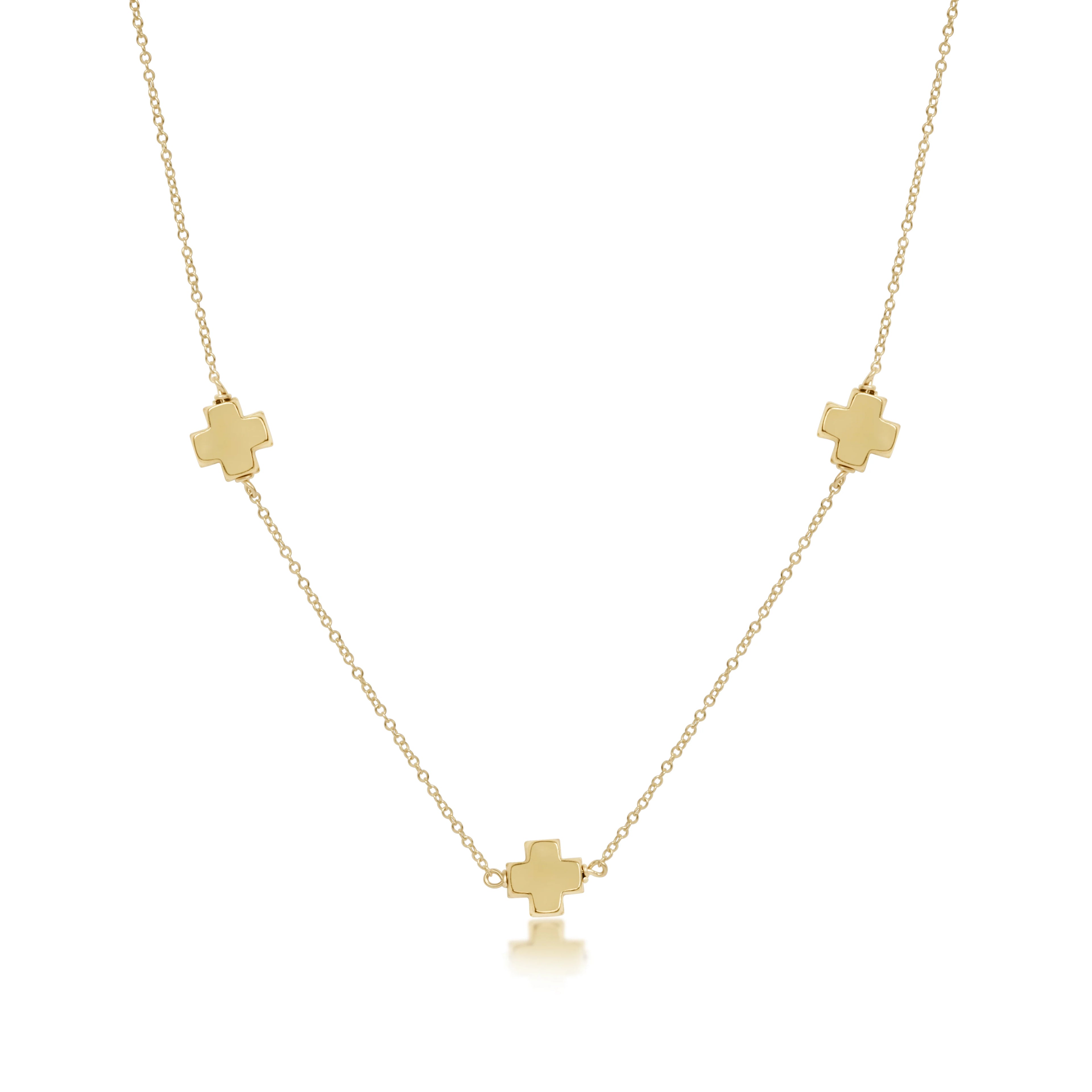 Simplicity Signature Cross Gold 15"
