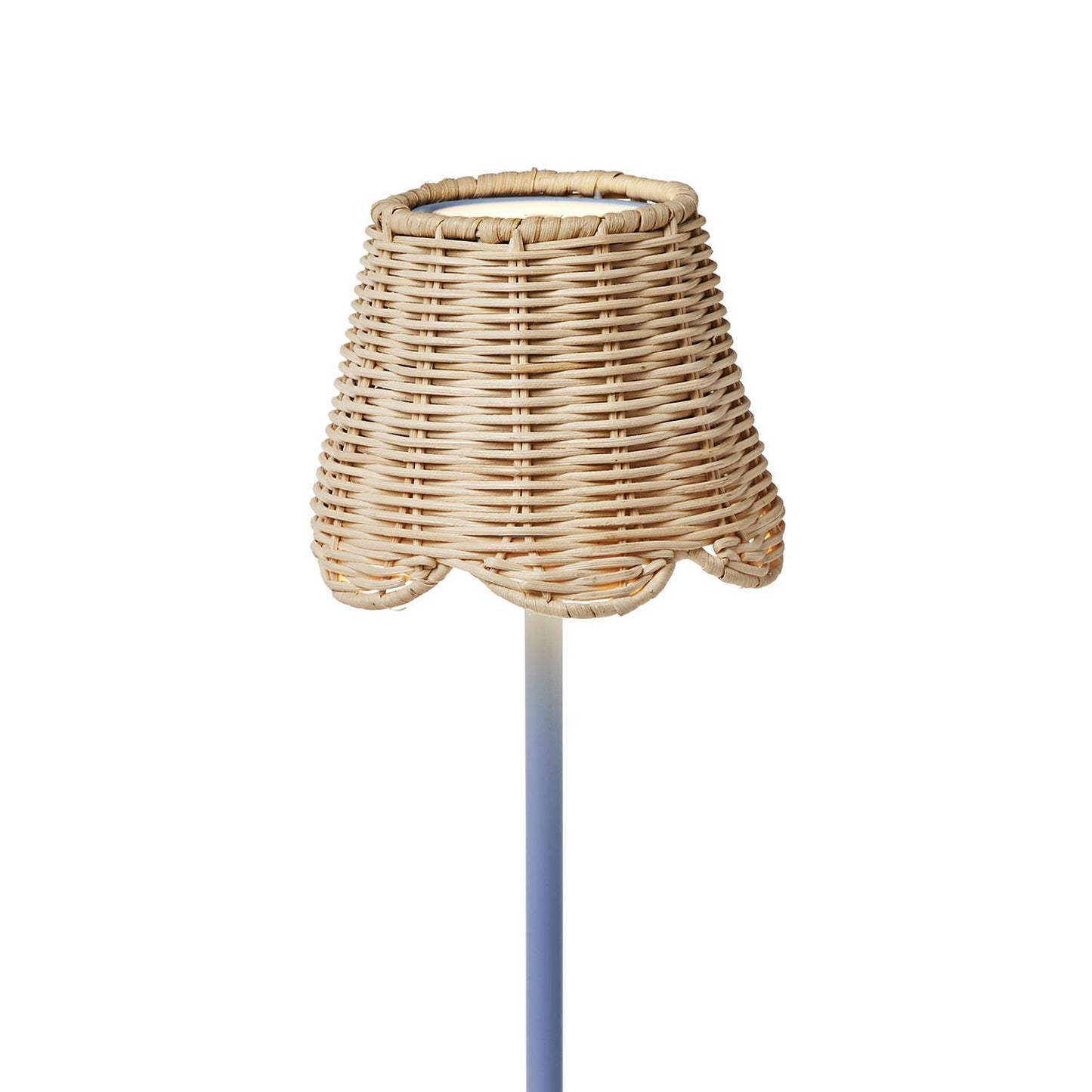 Scalloped Rattan Lamp Shade