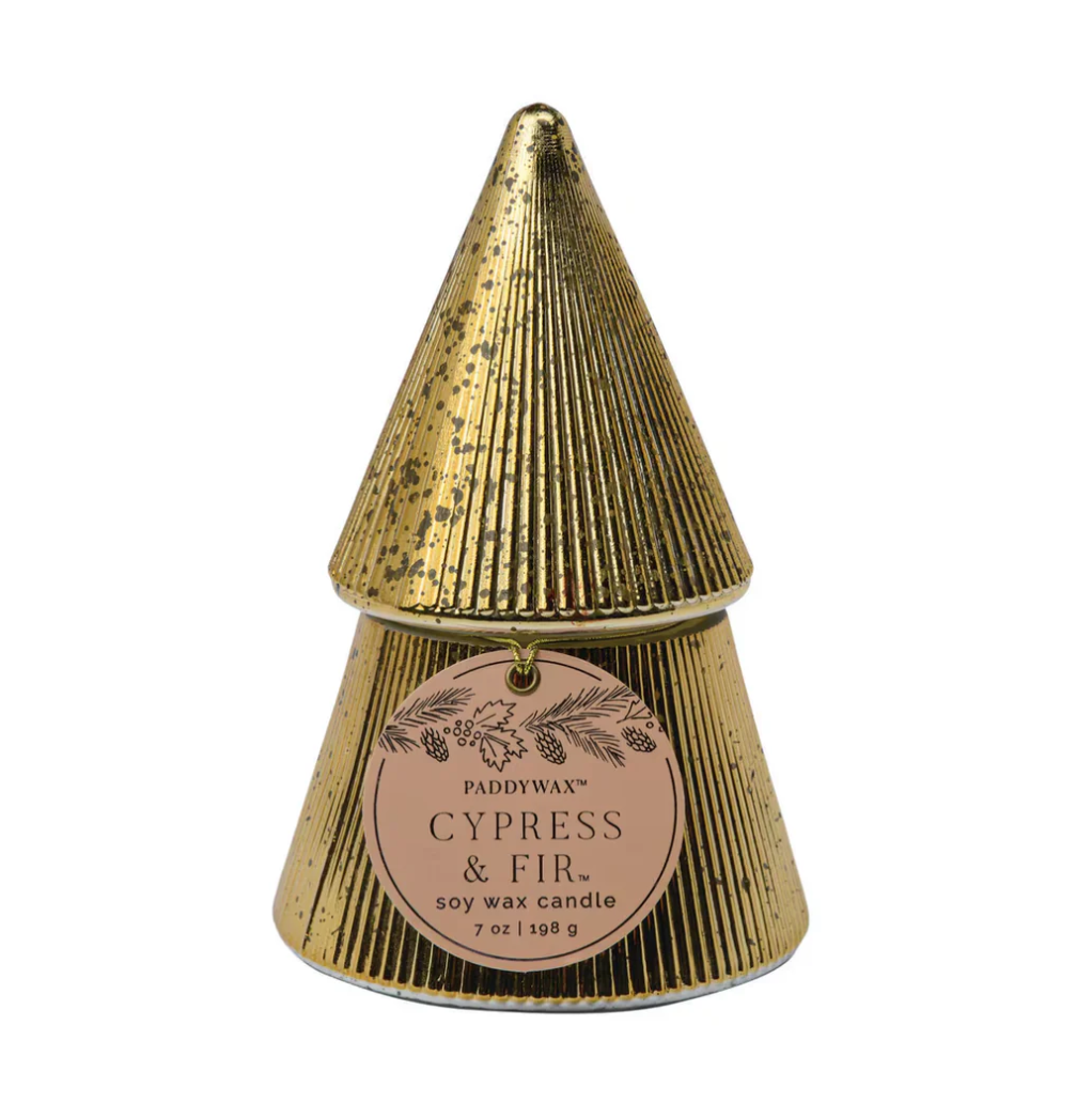 Gold Stacked Tree-Cypress & Fir