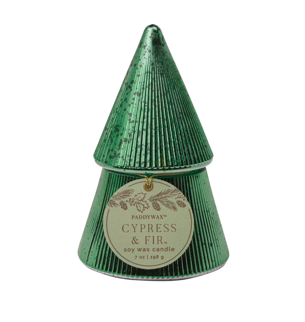 Green Stacked Tree-Cypress & Fir