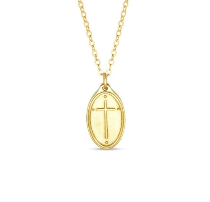 Petite Pendant- Romans 5:8