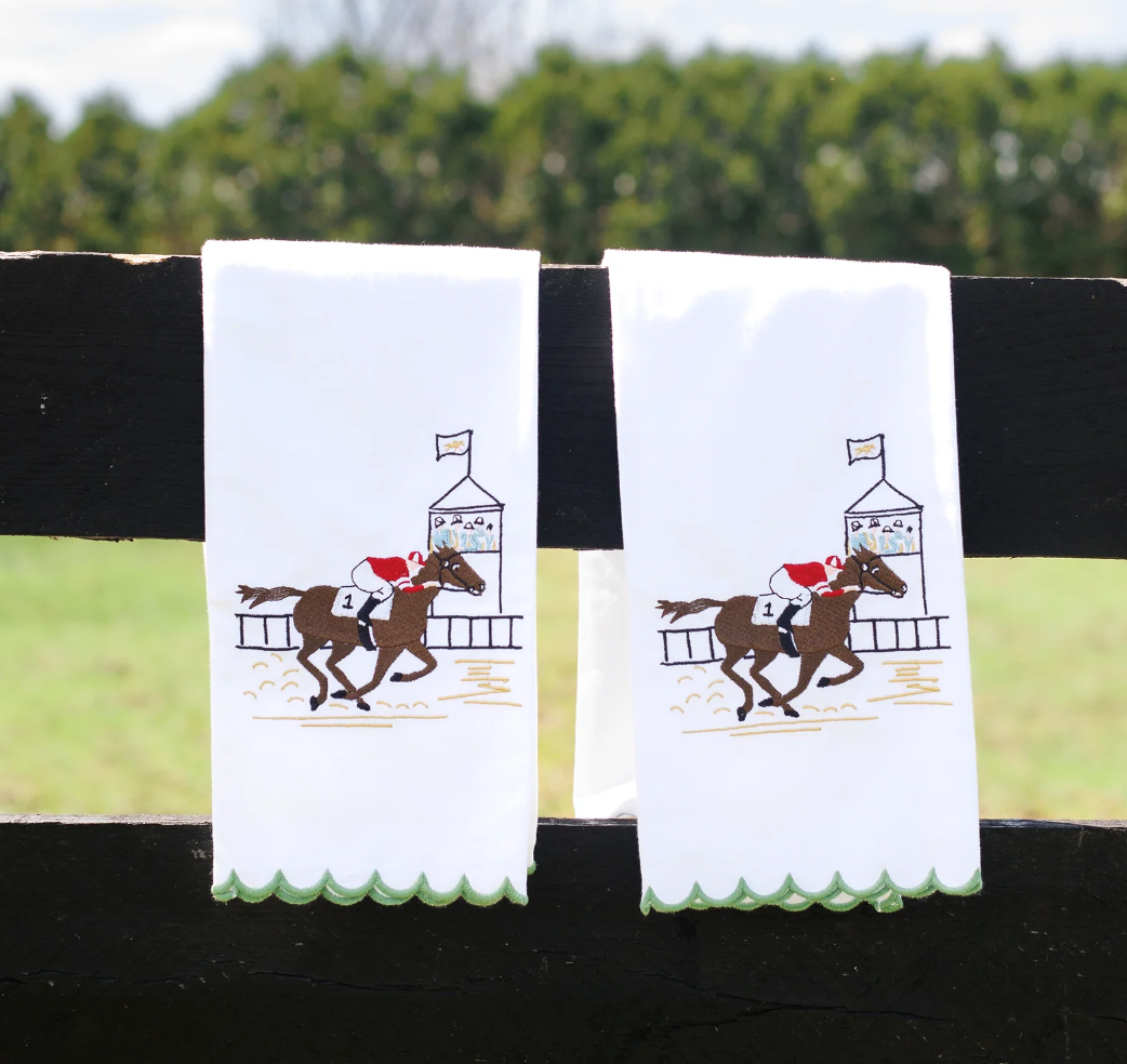 At the Finish Tea Towels