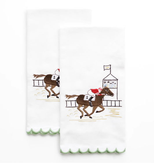 At the Finish Tea Towels