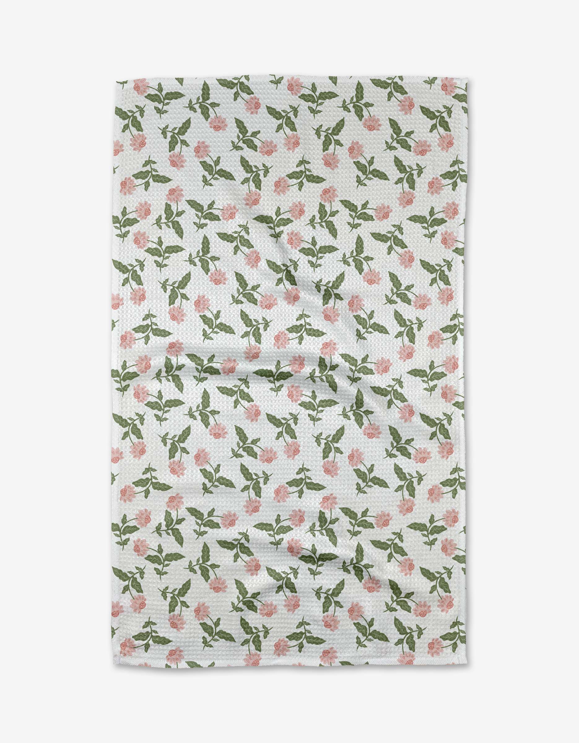 Geometry - Wildflower Vine Blush Tea Towel