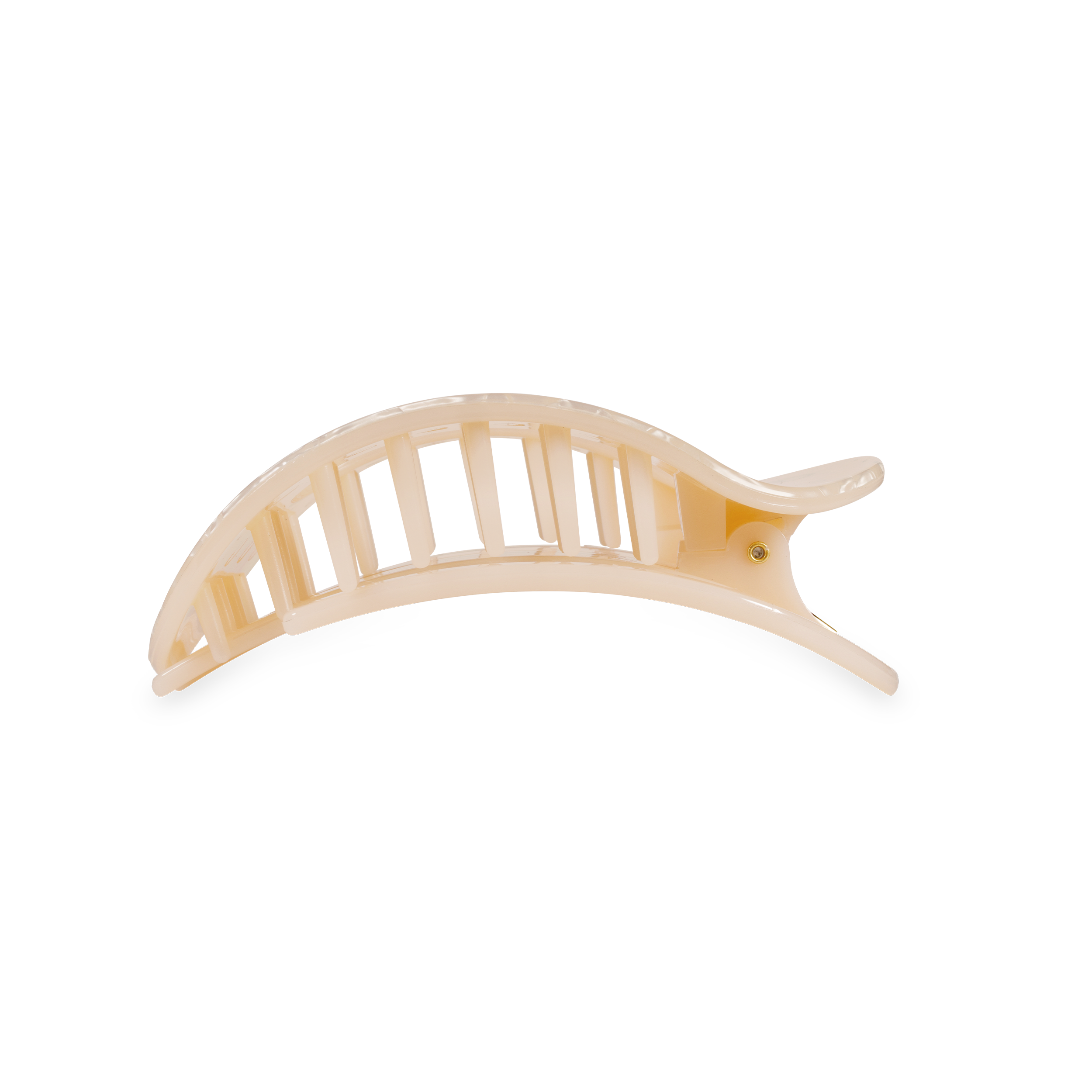 TELETIES - Flat Round Hair Clip | Medium | Soft Surf
