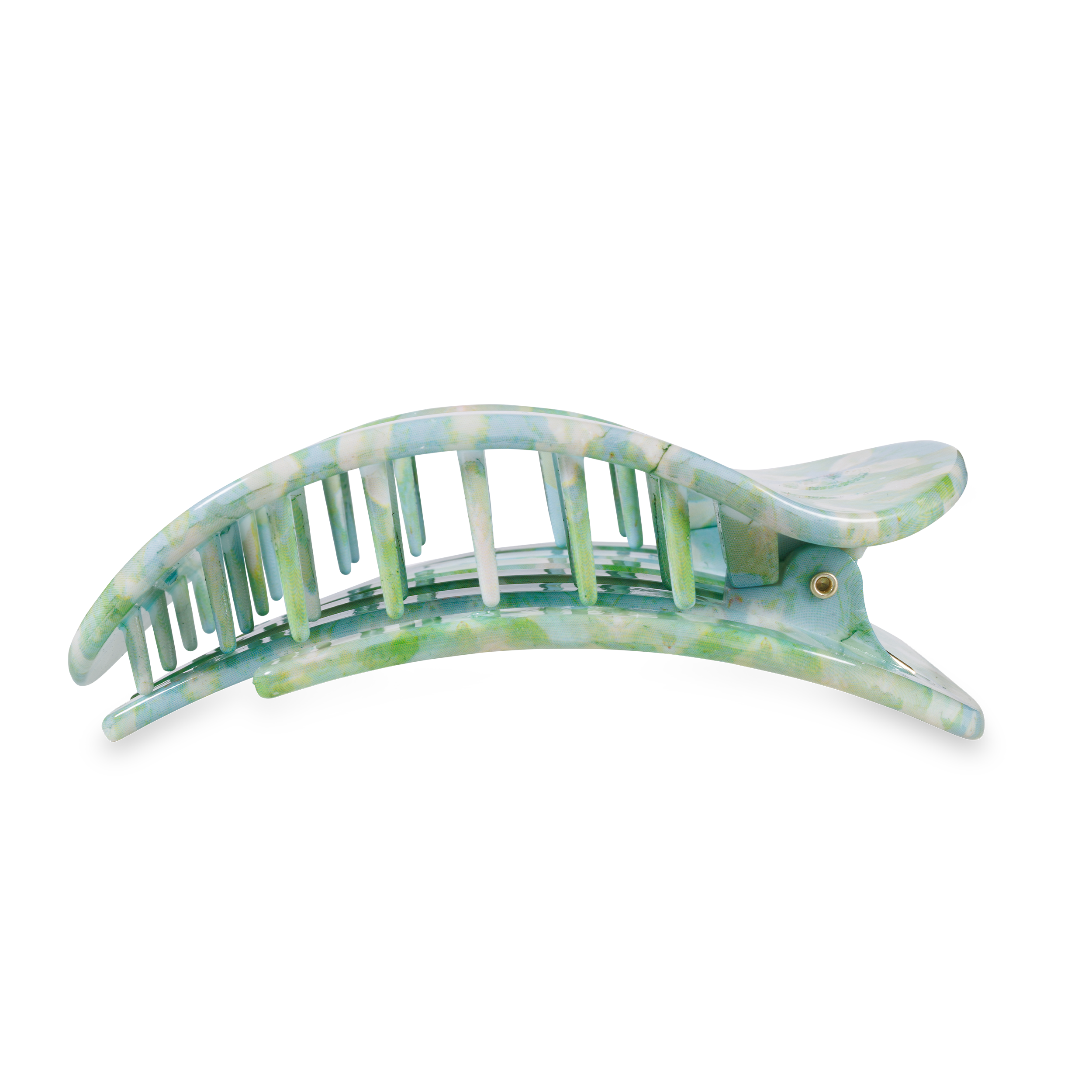 Elephant Falls | Large | Flat Round Hair Clip