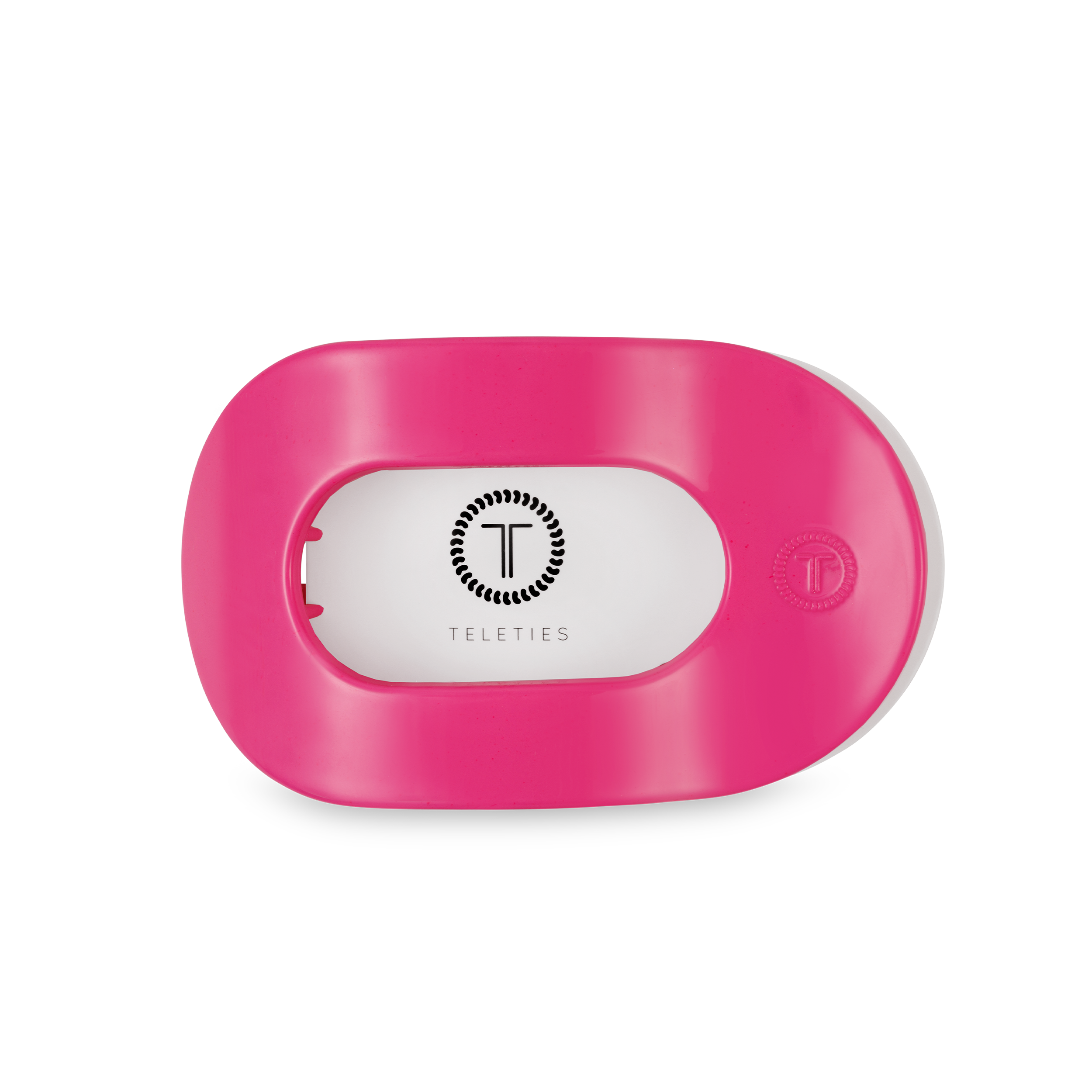 TELETIES - Flat Round Hair Clip | Medium | Tropical Punch